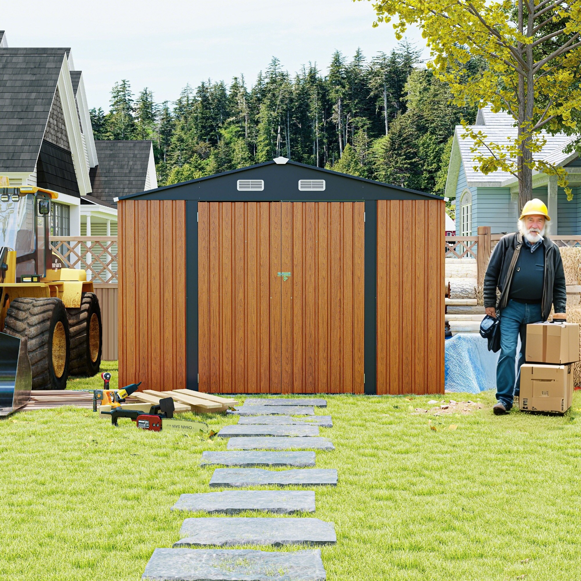 Huluwat P1-1598S00036 Metal-Storage-Buildings-Sheds - View #16
