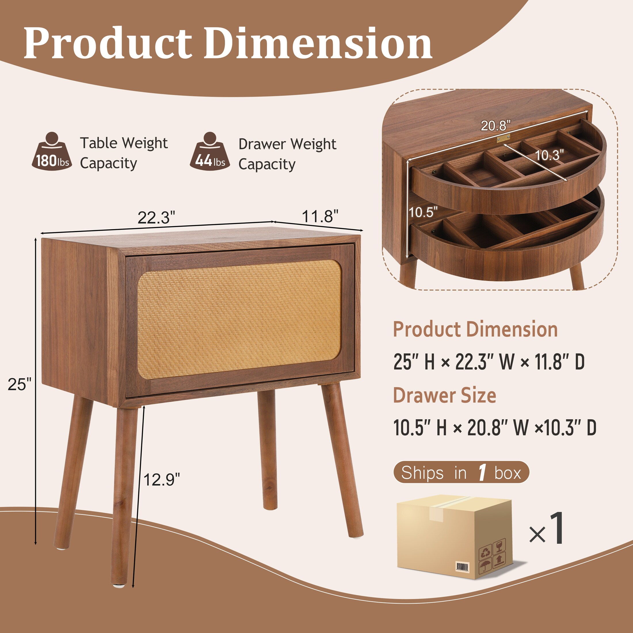 Christopher Knight Home 344337 nightstands - View #3