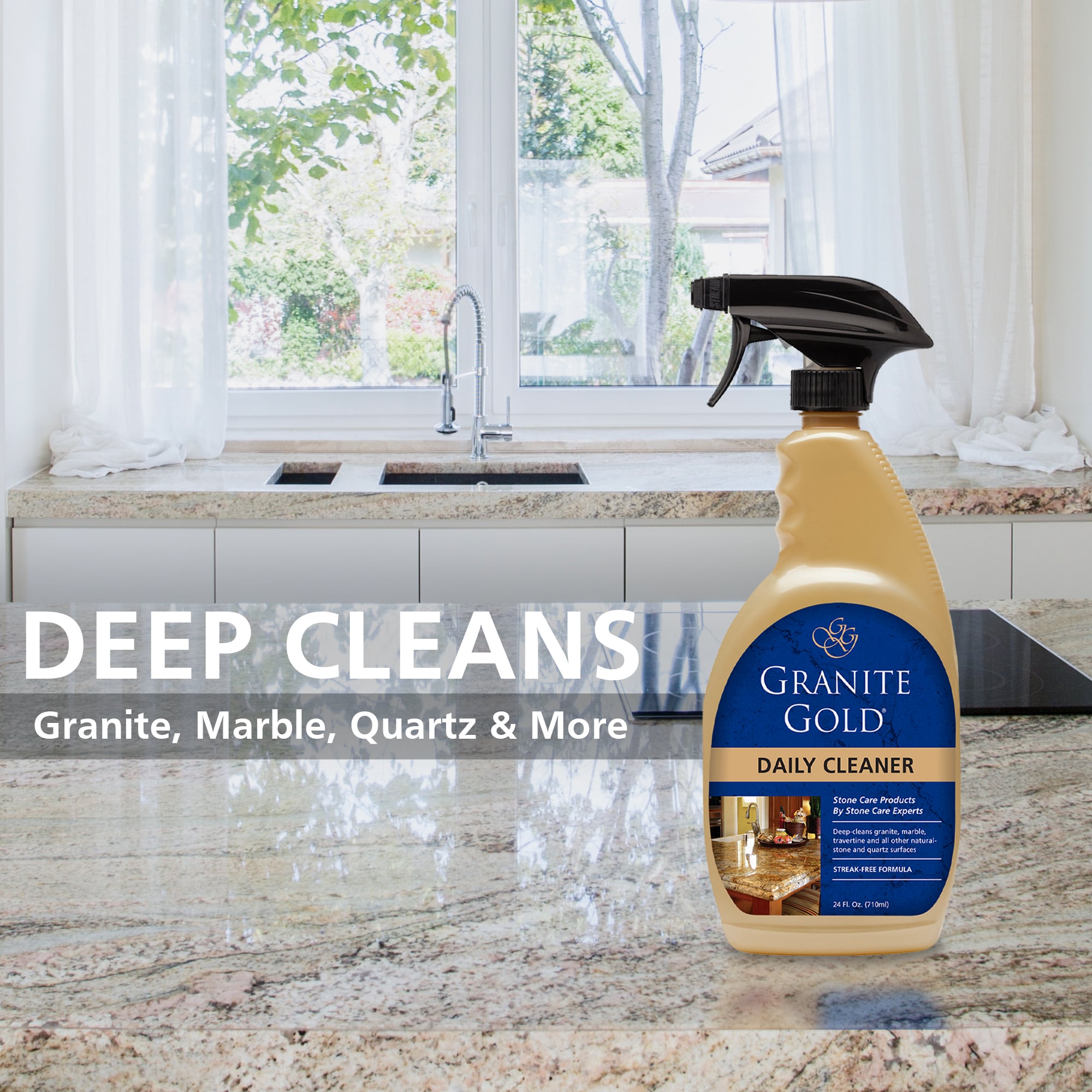 Granite Gold Daily Cleaner 24 Oz Fresh Citrus Scent Liquid In The Countertop Cleaners Sealers Department At Lowes Com