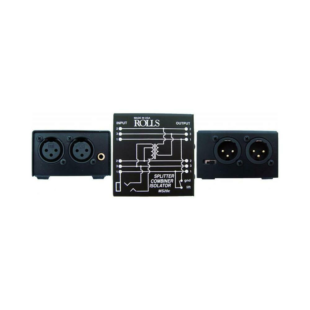 Rolls TBALL11635 ROLLS MS20C Mic Splitter-Combiner-Isolator