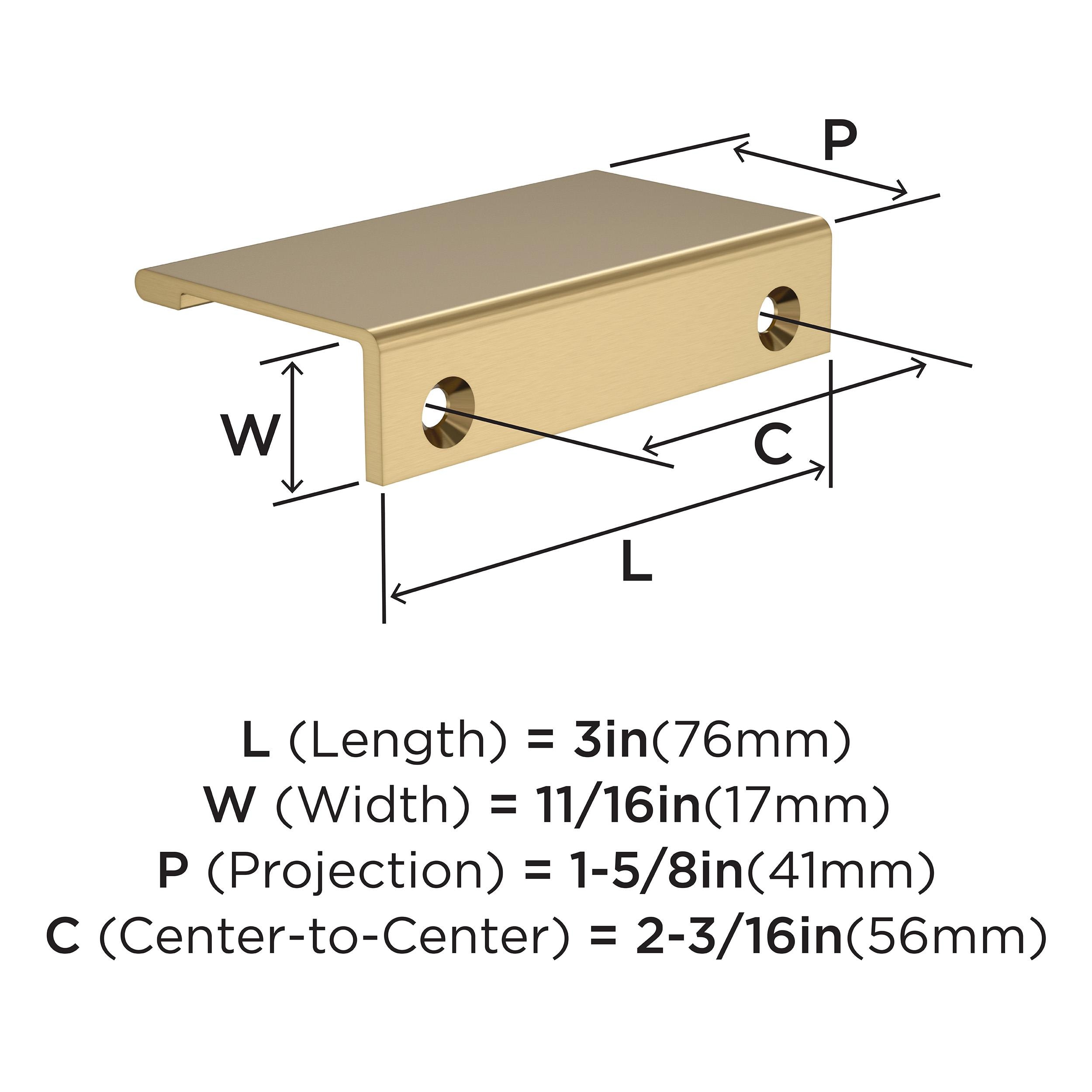 Amerock 10VMP37191CZ Cabinet-Pulls - View #4