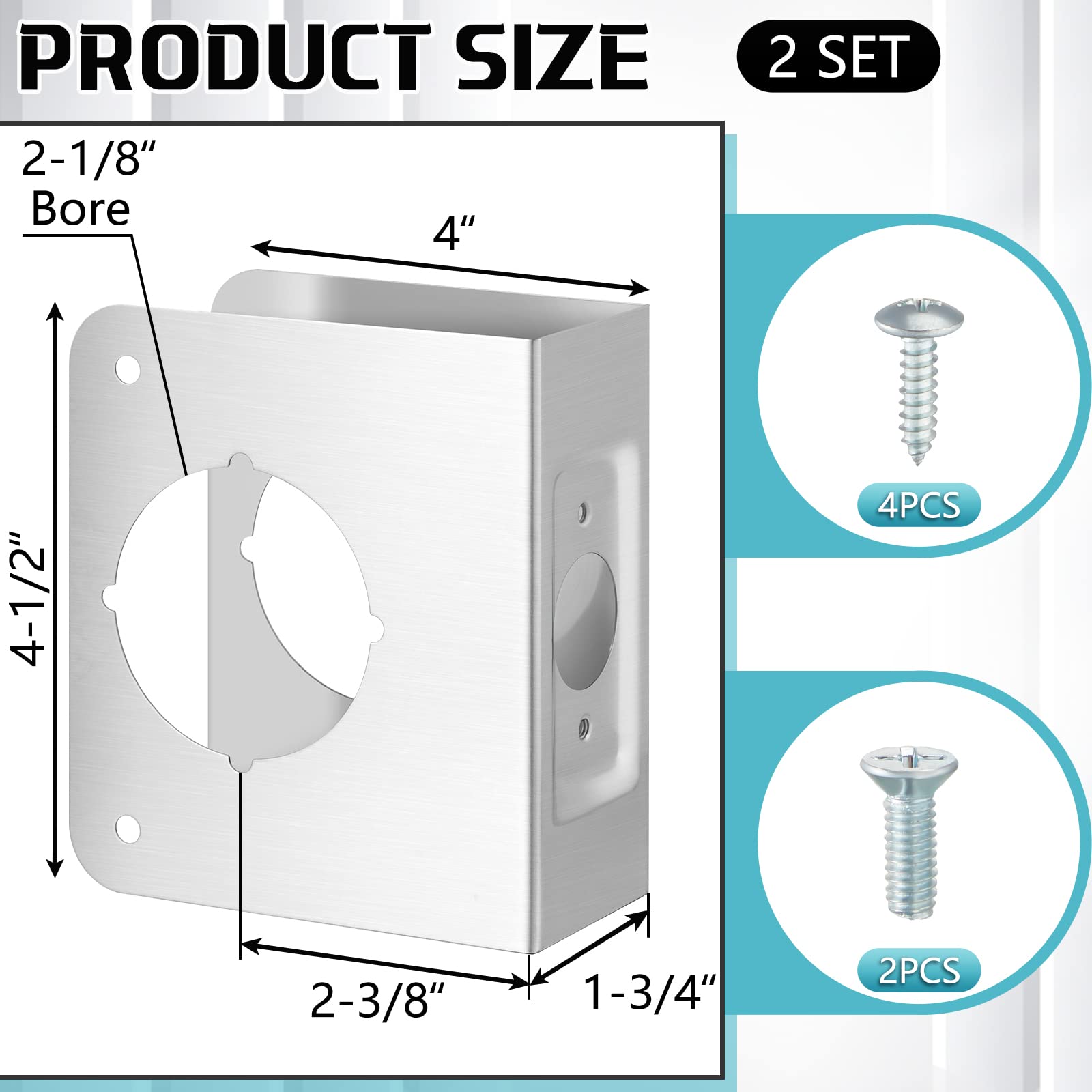 Vrbgify LVG0805V097 Entry-Door-Reinforcers - View #2
