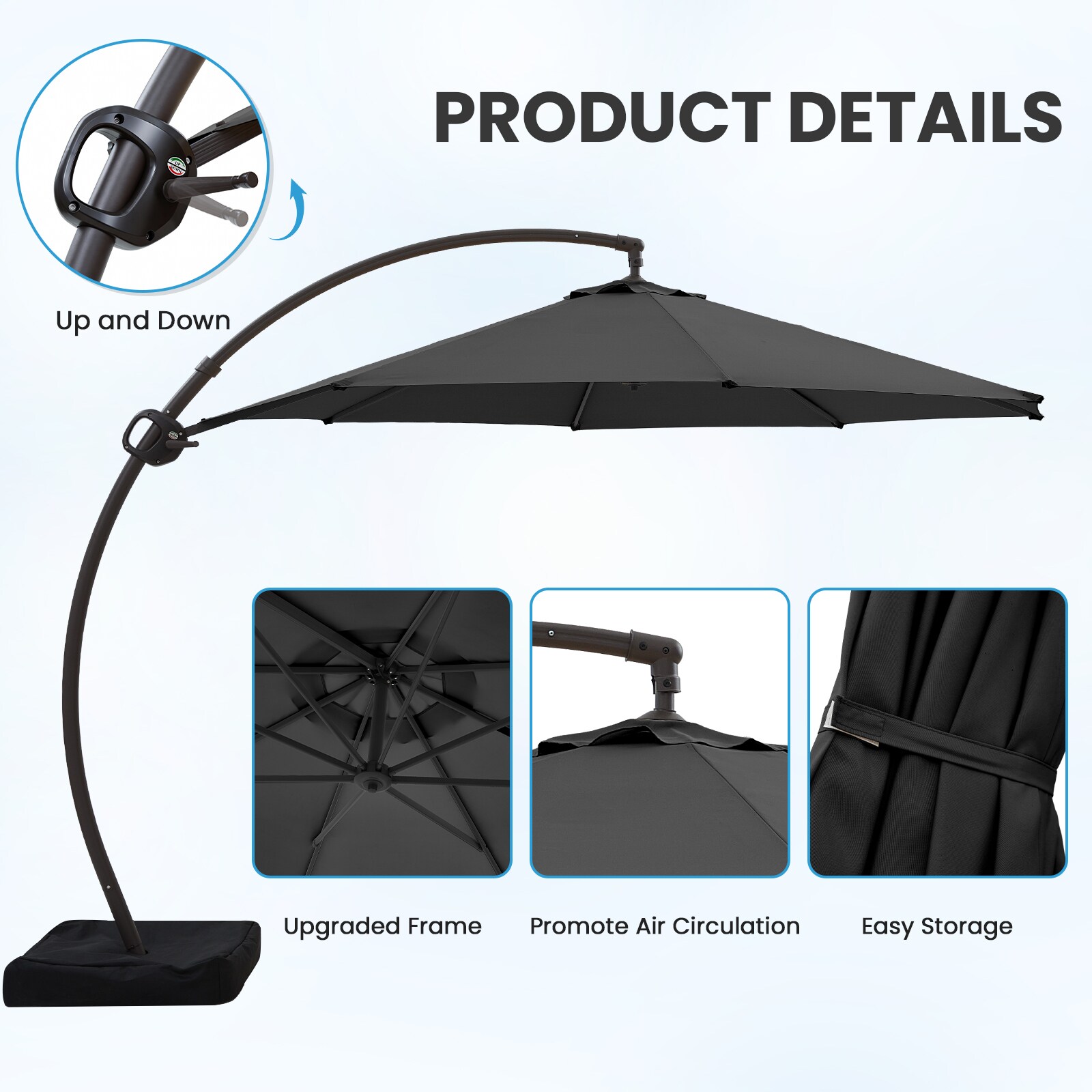 JEAREY DSTJW-11-GY Umbrellas-2 - View #6
