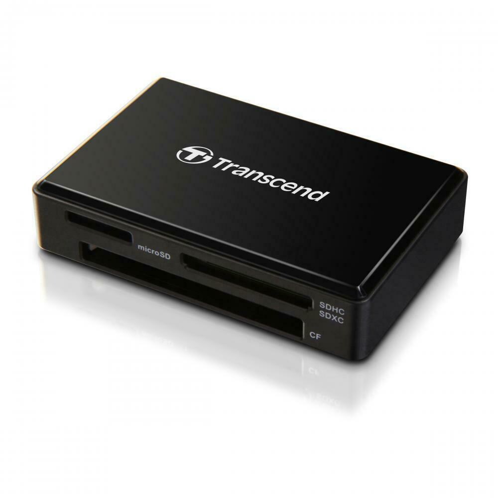  MGGD7158 Transcend TS-RDF8K2 RDF8 USB 3.1 Gen 1 Multi Card Reader- Black