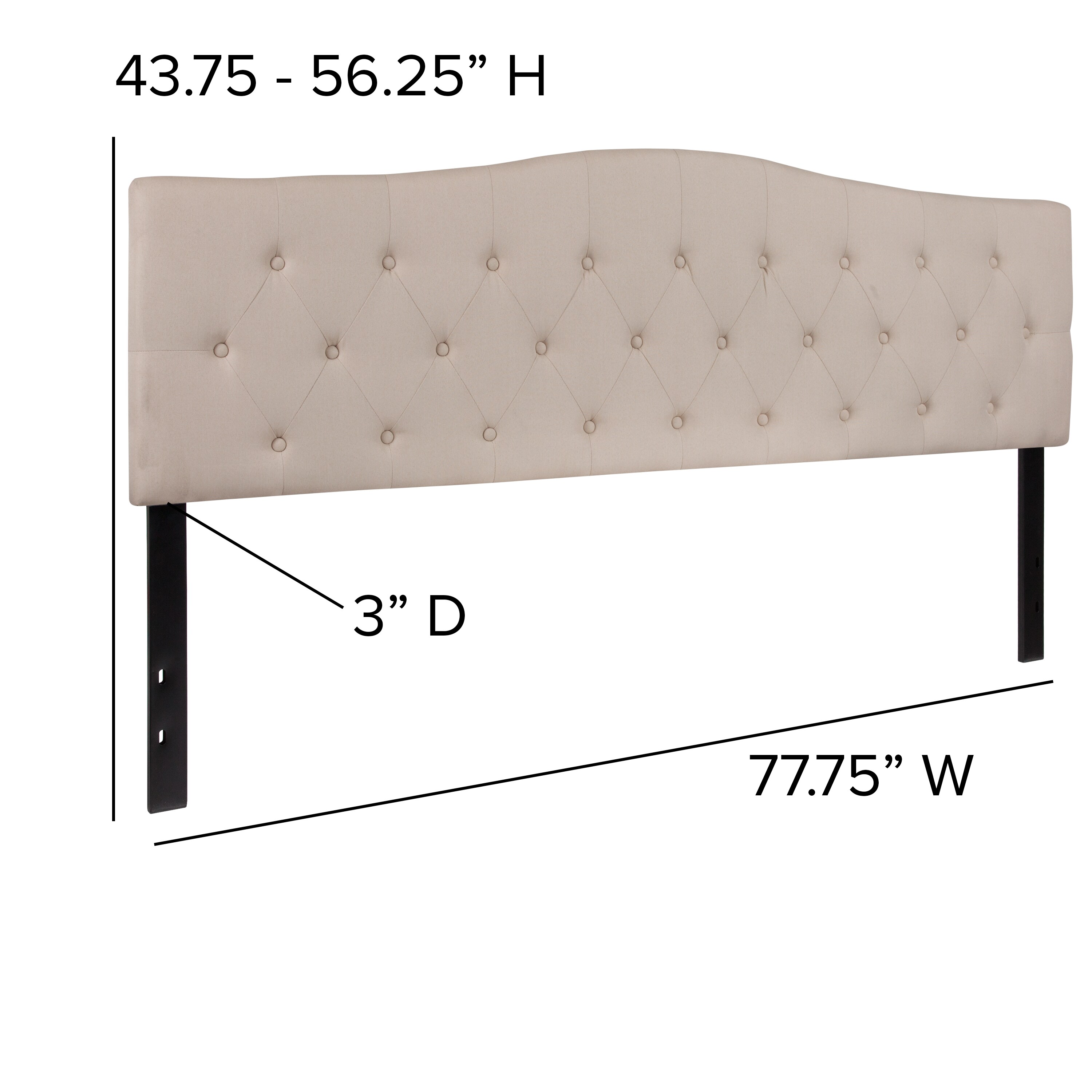 Emma + Oliver 889142473992 Upholstered-Headboards - View #3