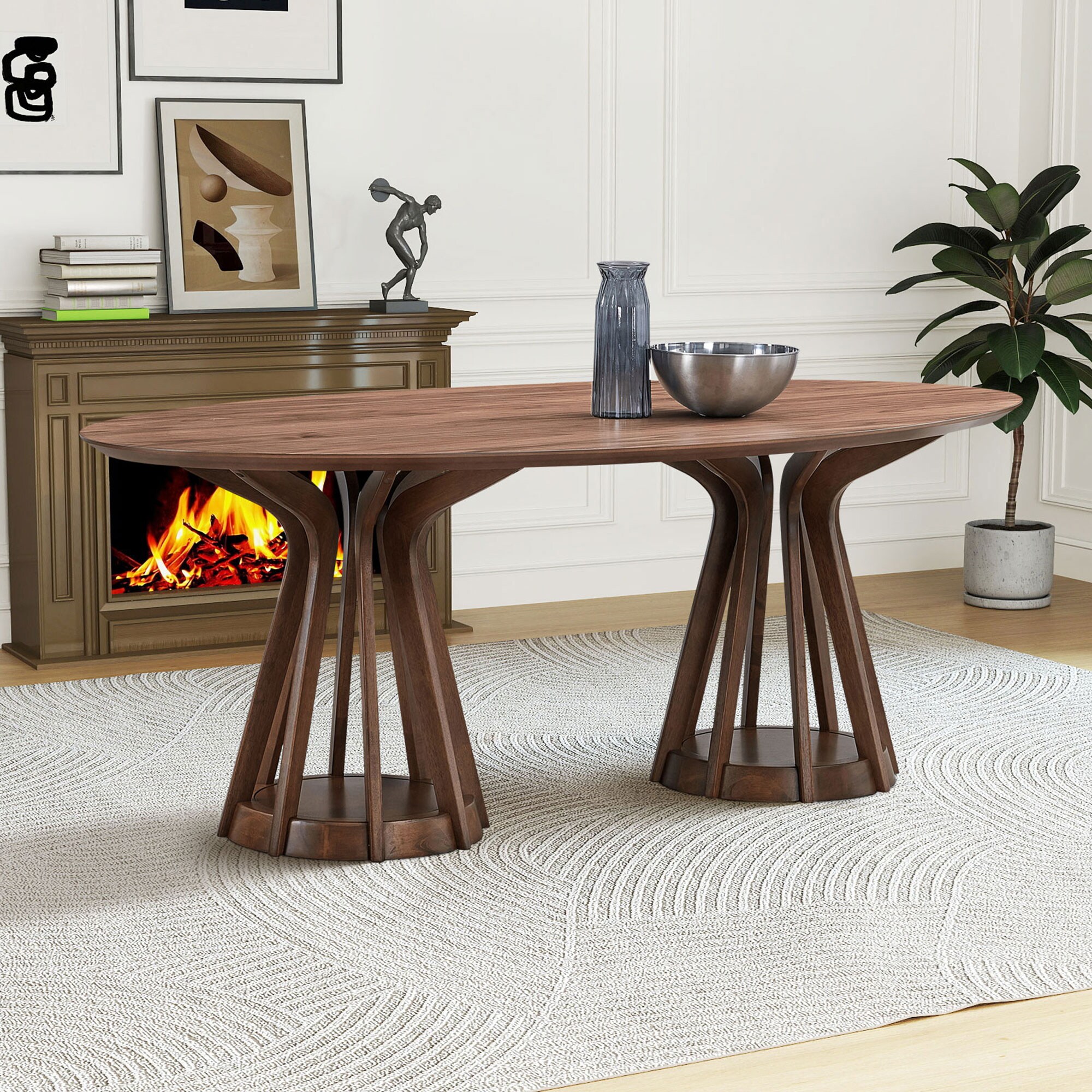 SINOFURN SYA010551WT Dining-Tables - View #2
