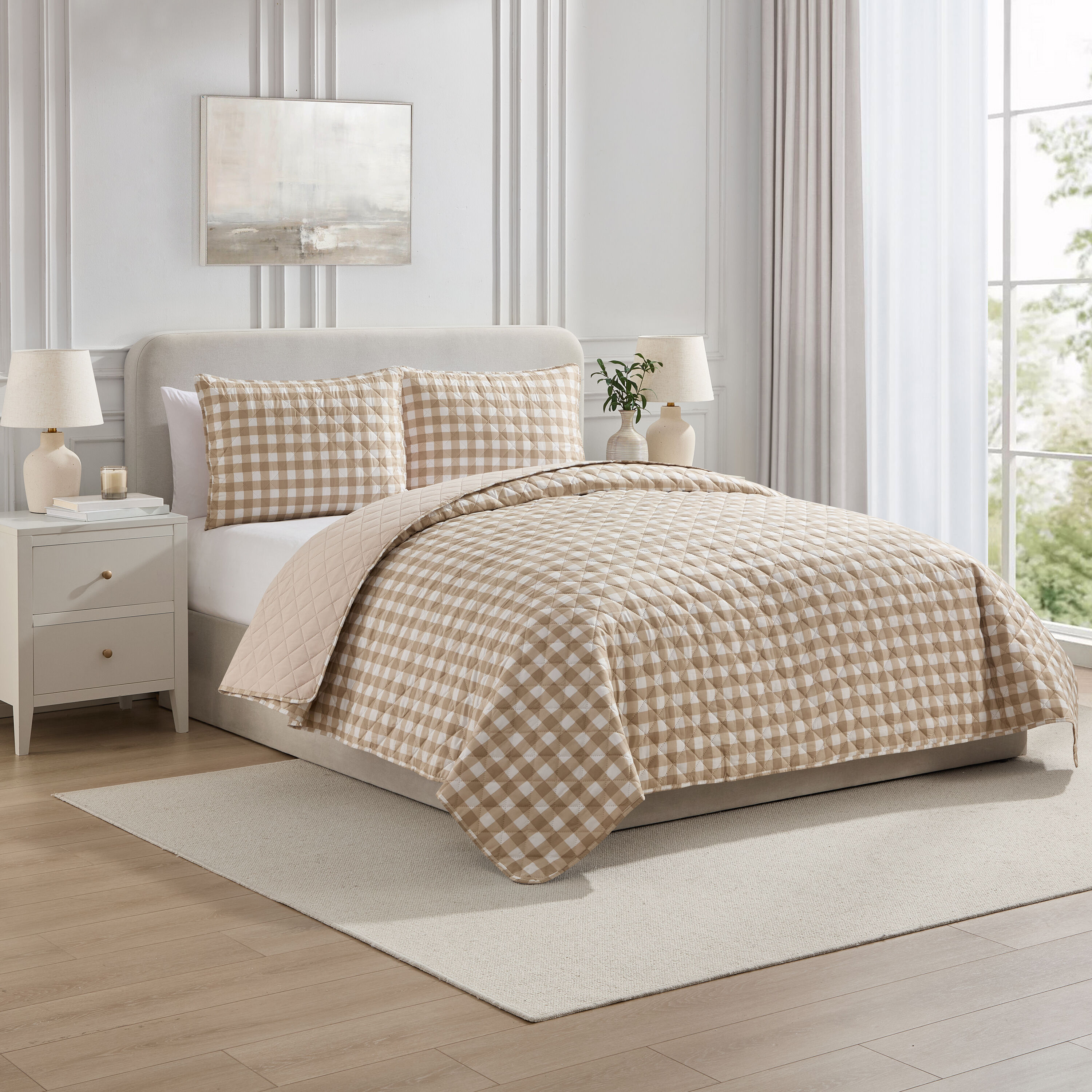 VCNY Home GNG3QTKINGINTAUPE bedding - View #2