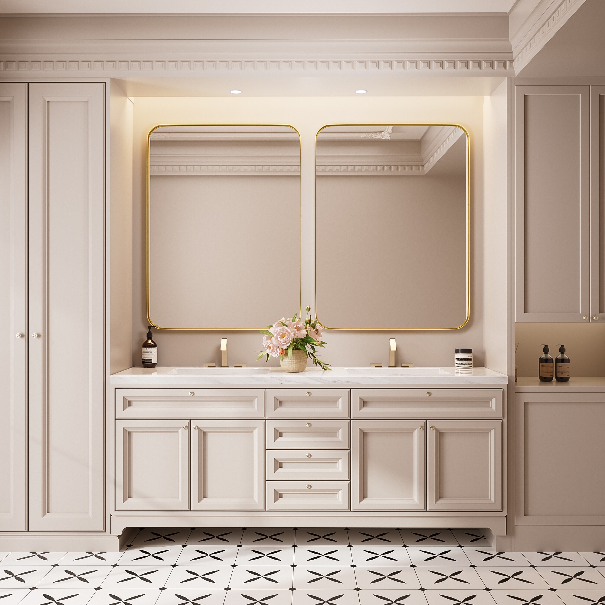 FurniFusion SF-Y-4030-G Decor-Mirrors - View #4