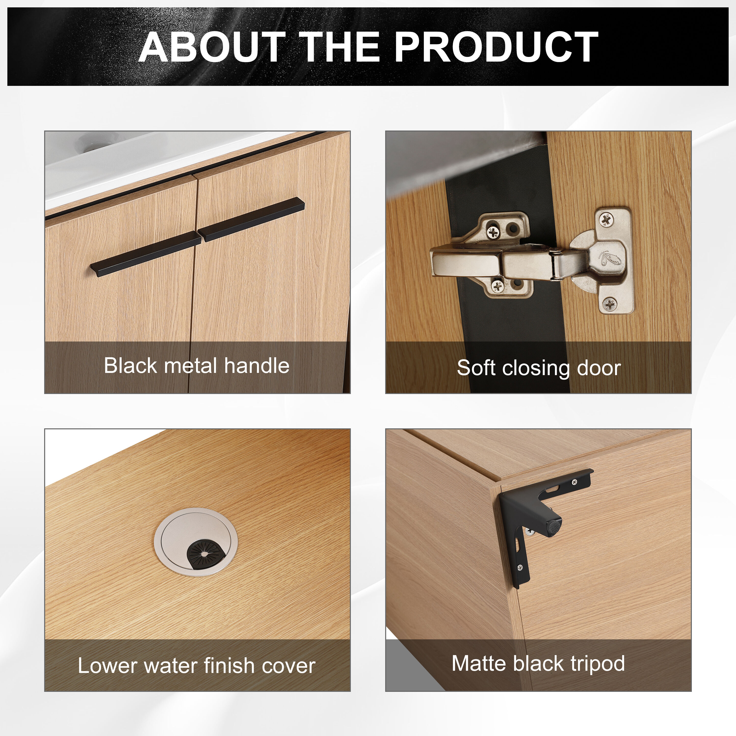 WELLFOR GLEM-S00024 Bath-Vanity-Combo - View #6