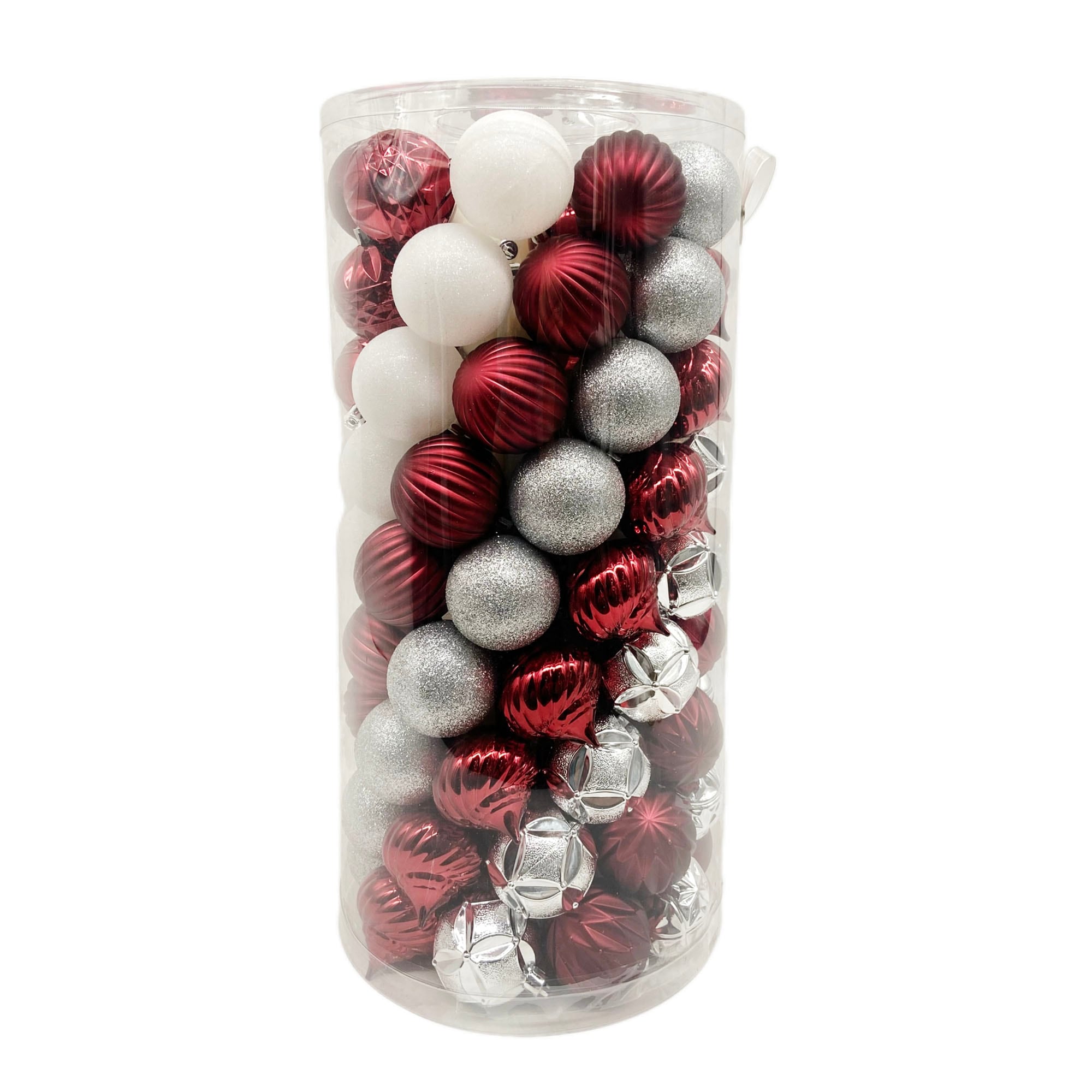 Holiday Living 014-983-3 101 -Pack Multiple colors/finishes Standard Indoor Ornament set Shatterproof