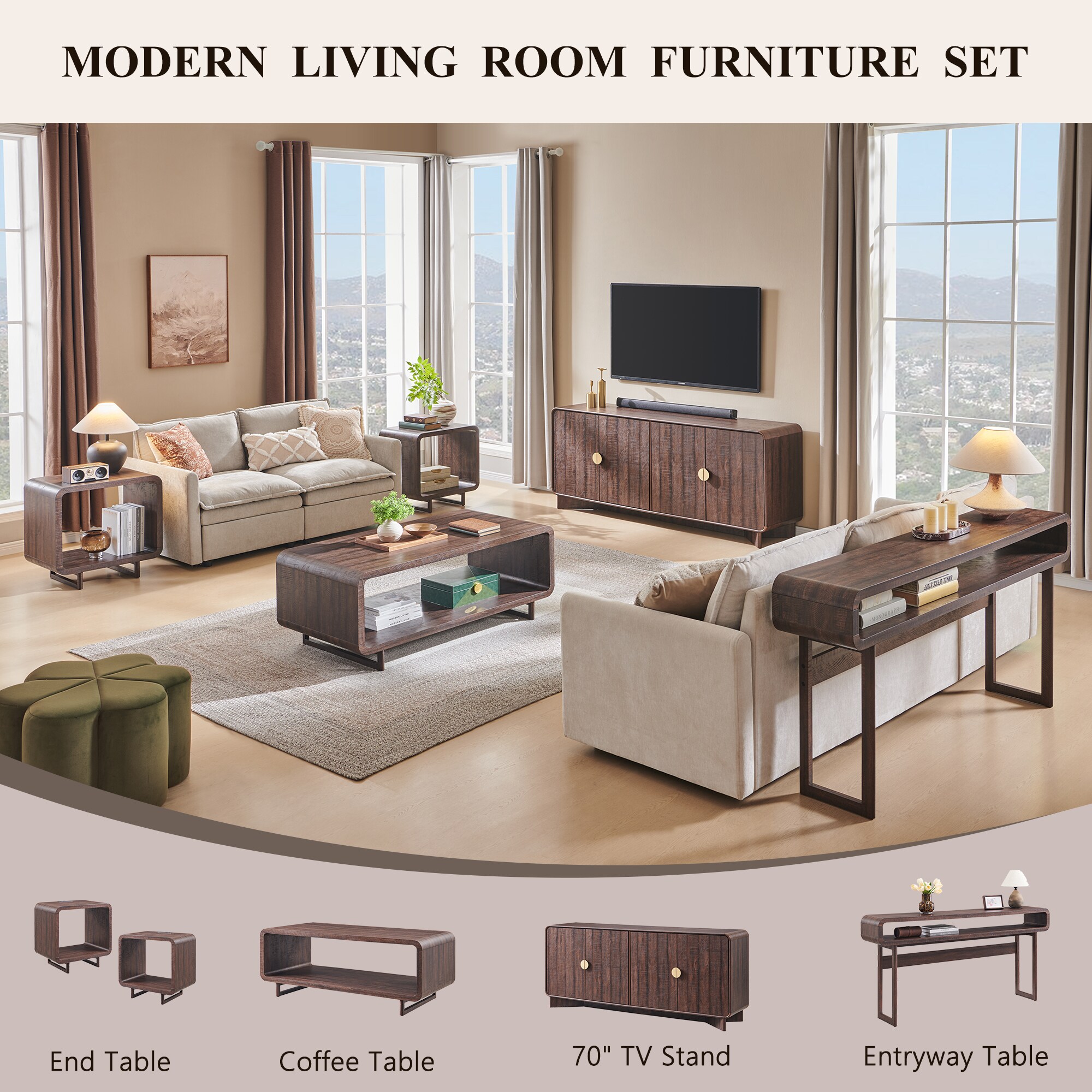 DecorUHome GHJ5011-BR-PRO Coffee-Tables - View #5