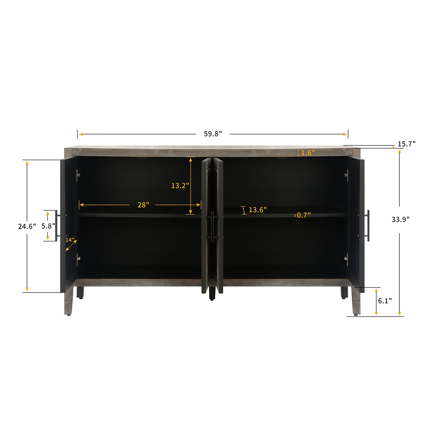 Mondawe MO-TR290WE Console-Sofa-Tables - View #9