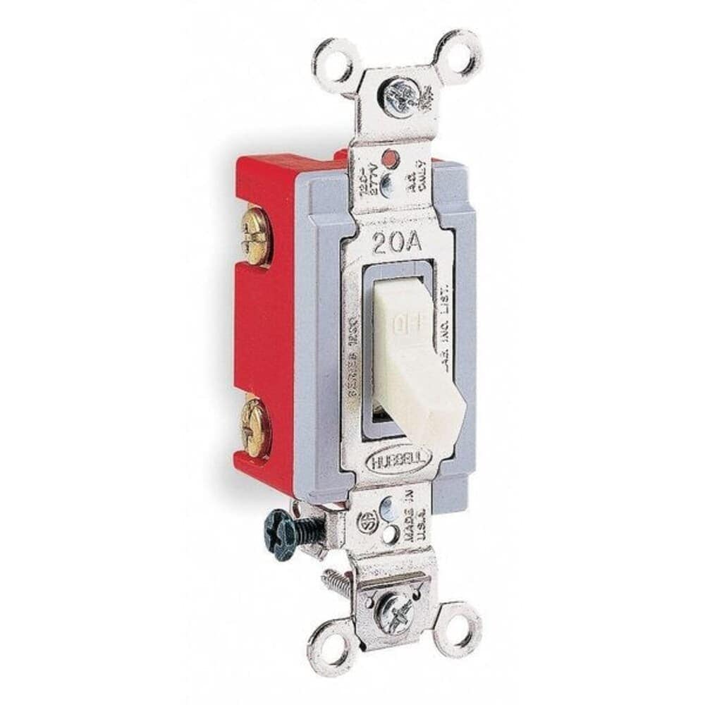 Hubbell Wiring Device-Kellems Illuminated Wall Switch3-Way15AIvory HBL1203IL #HBL1203IL