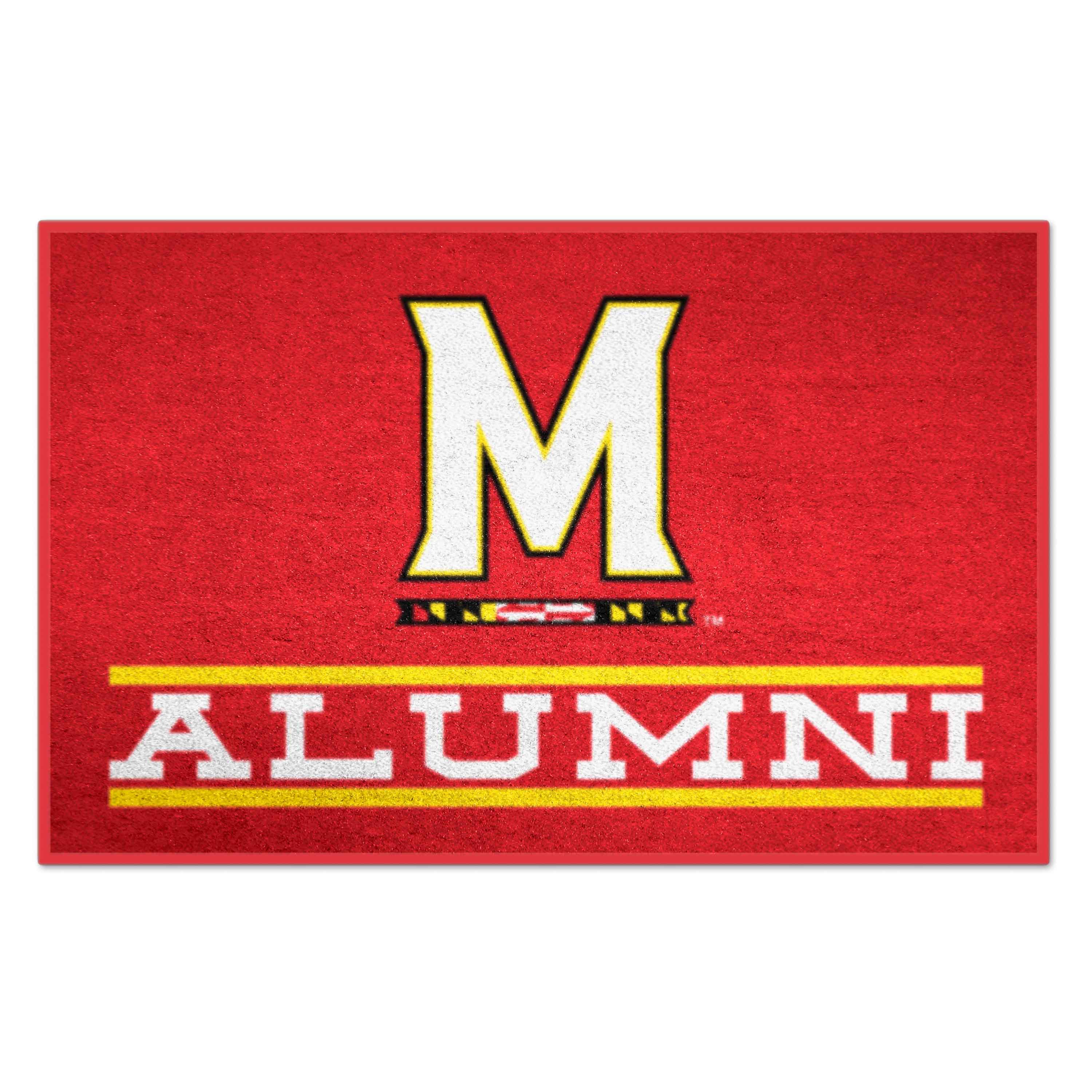 FANMATS 18364 Maryland Terrapins 2-ft x 3-ft Red Nylon Rectangular Indoor or outdoor Decorative Sports Door mat