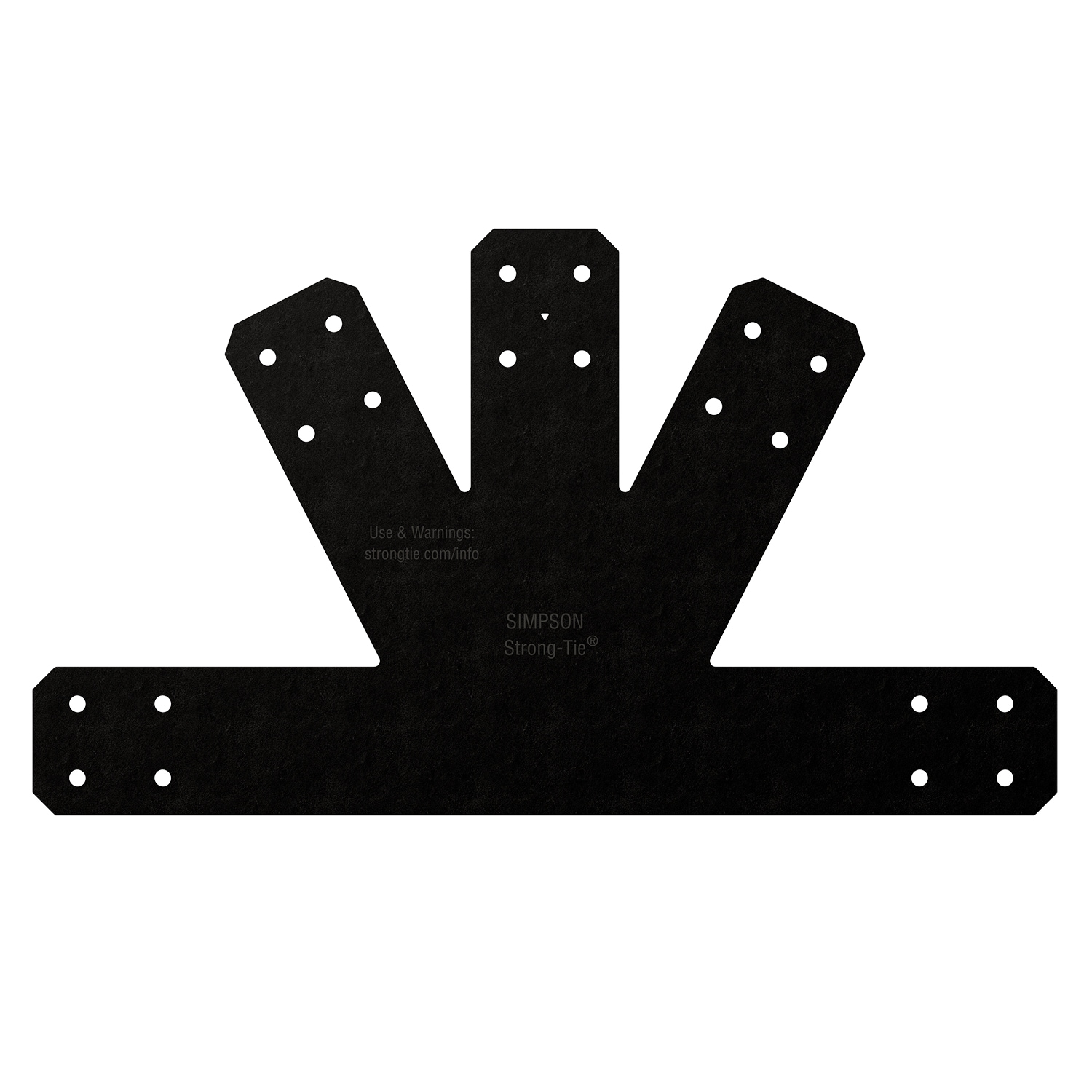 Simpson Strong-Tie 7-in 16-Gauge Zmax Steel Tie Plate Wood To Wood in the  Straps & Ties department at Lowes.com