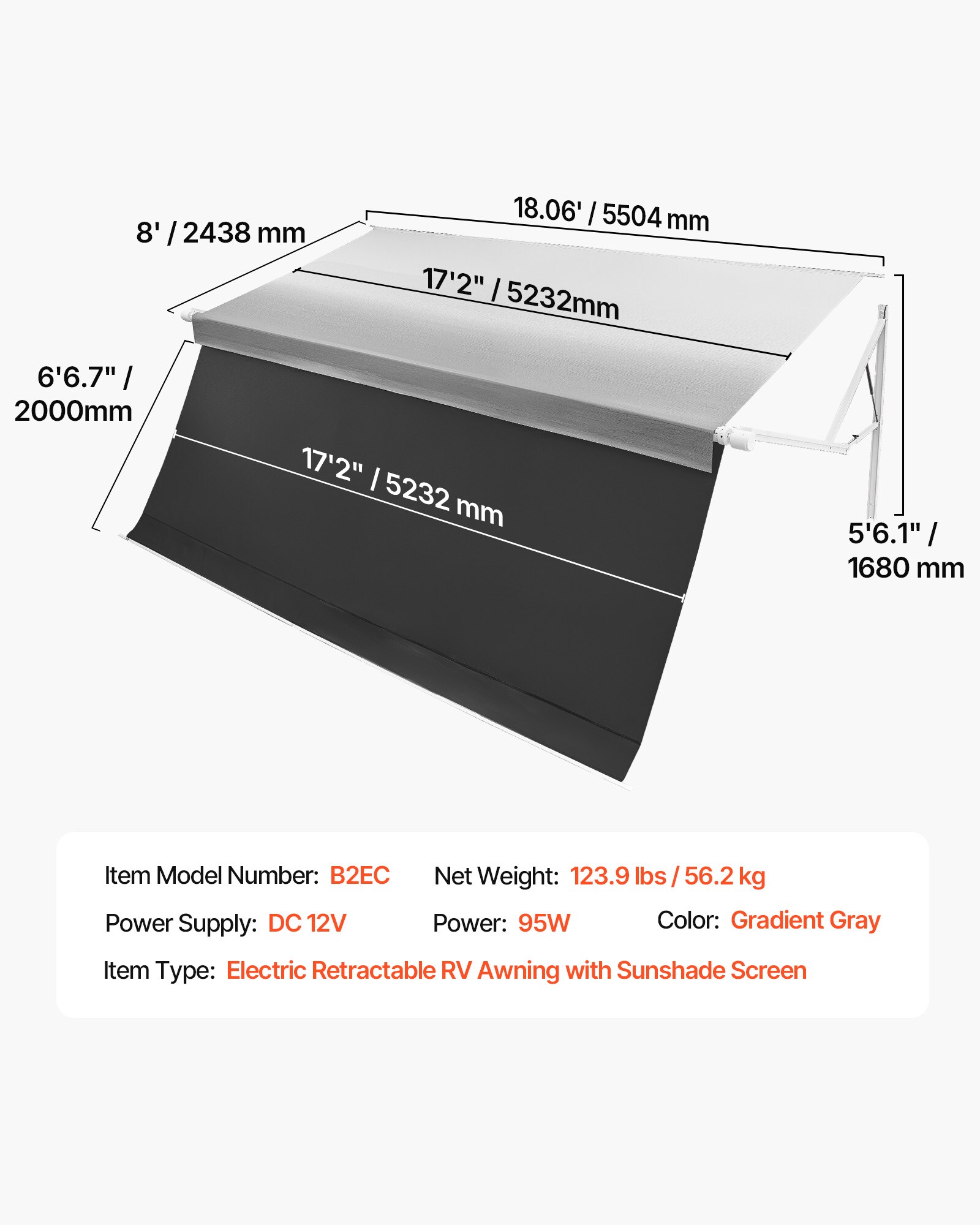 VEVOR DDKSSSFCZYP2U1EJM0V9 Rv-Accessories - View #8