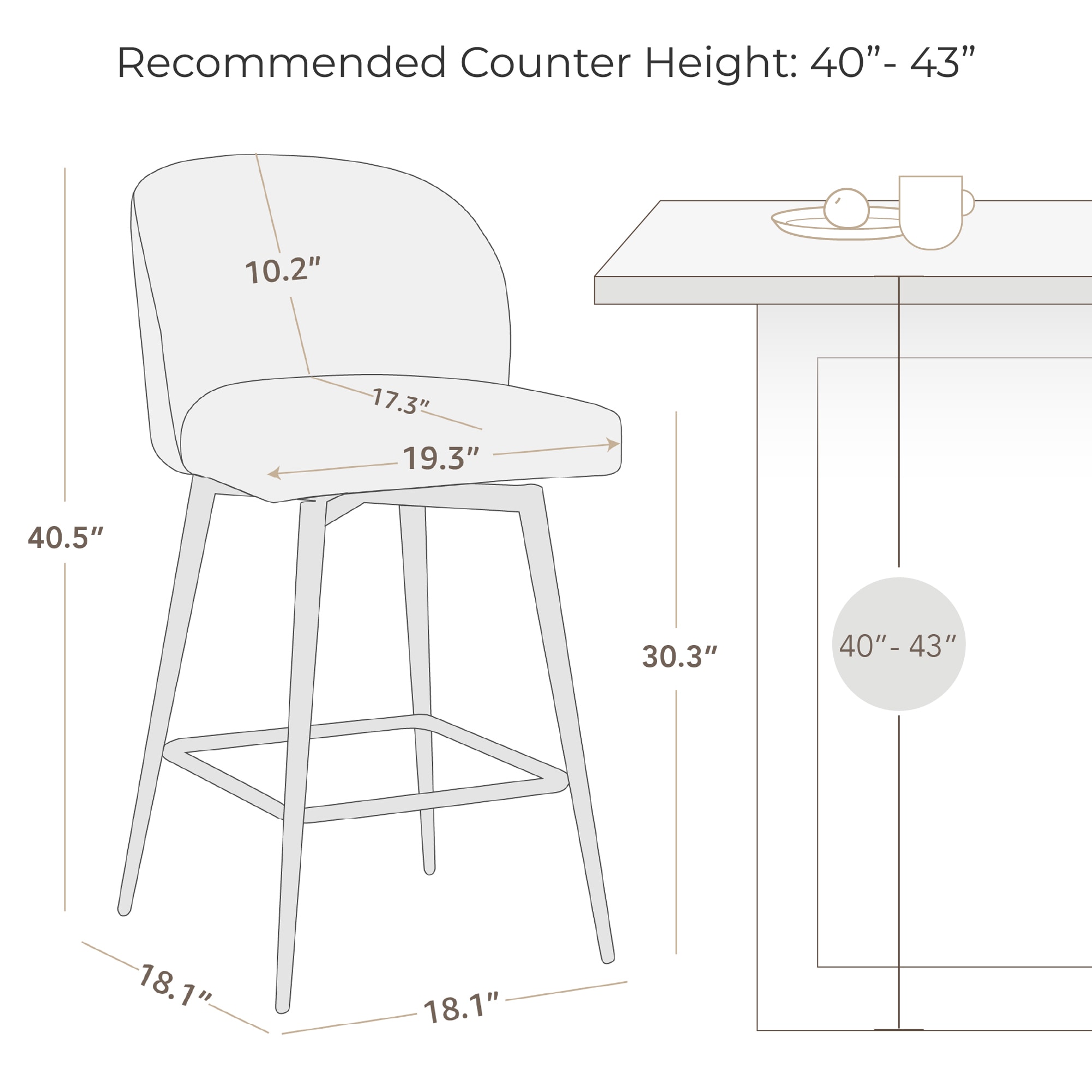 Circle 55 LWSY2001-A303-76 stools - View #7