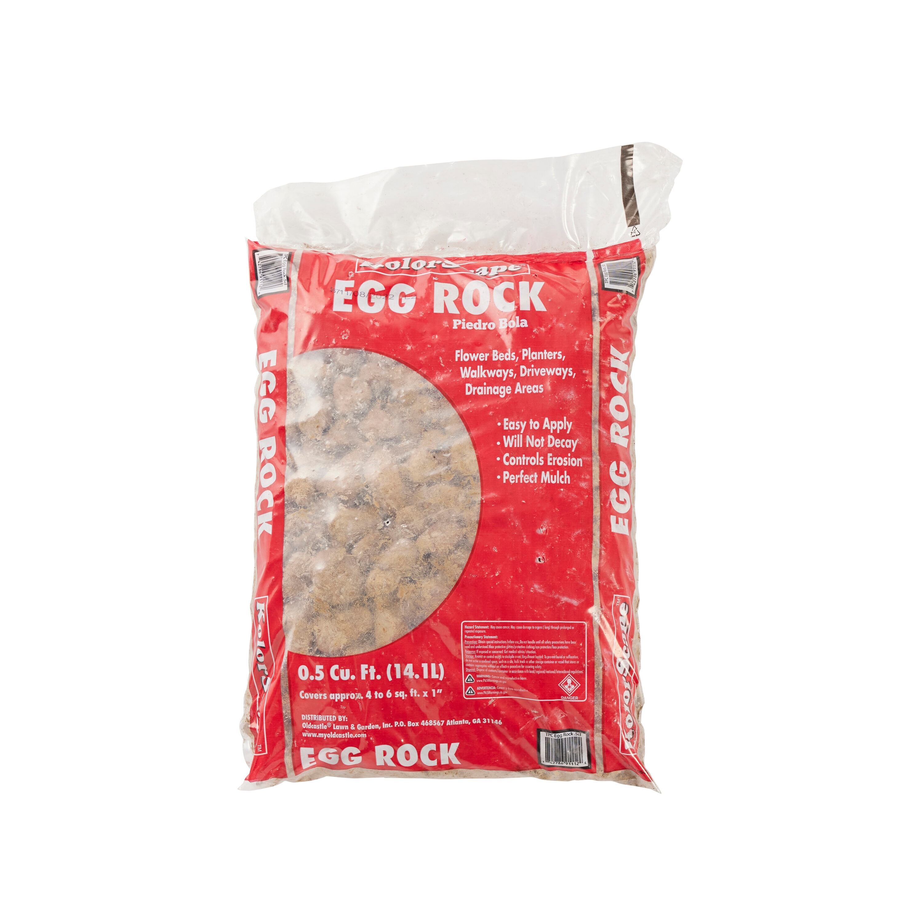 Kolor Scape 0.5-cu ft 48-lb Multiple Colors/Finishes Egg Rock in the  Landscaping Rock department at Lowes.com