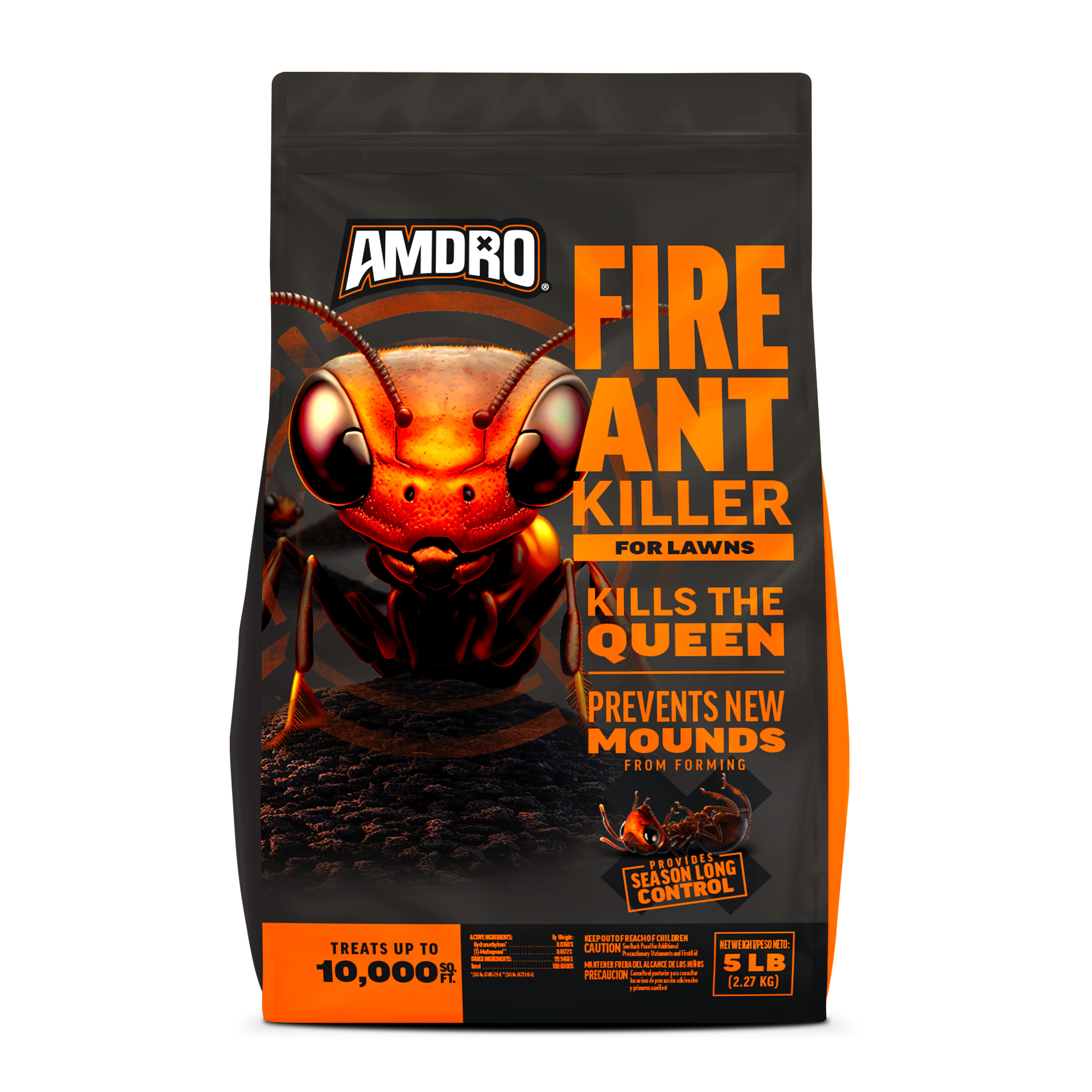 AMDRO 5-lb Yard Treatment Fire Ant Killer Fire Ant Bait in the ...