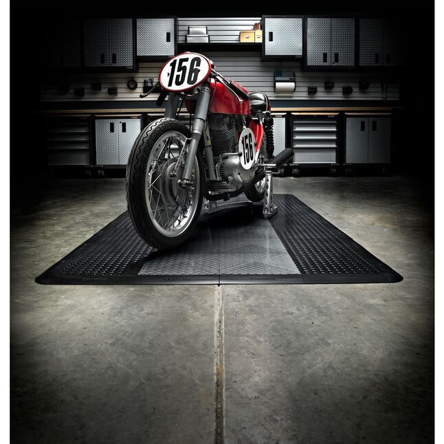 Gladiator 7-Pack Black 3.25-in W x 12-in L Garage Floor Edges Gladiator 7-Pack Black 3.25-in W x 12-in L Garage Floor Edges