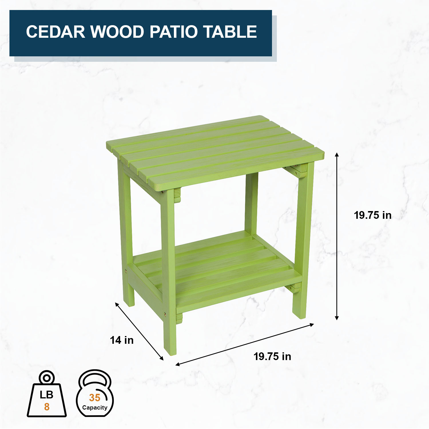 Shine Company 4114LG Patio-Tables - View #7