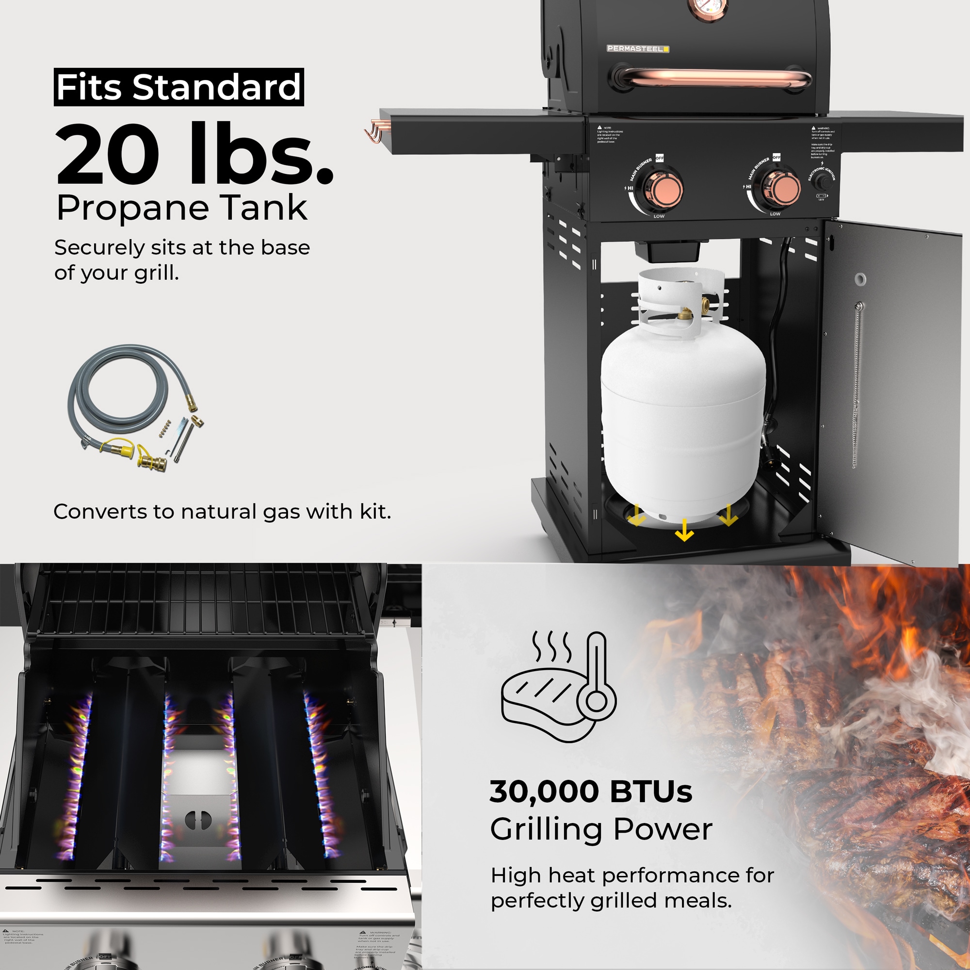 Permasteel PG-40201-BC Gas-Grill - View #5