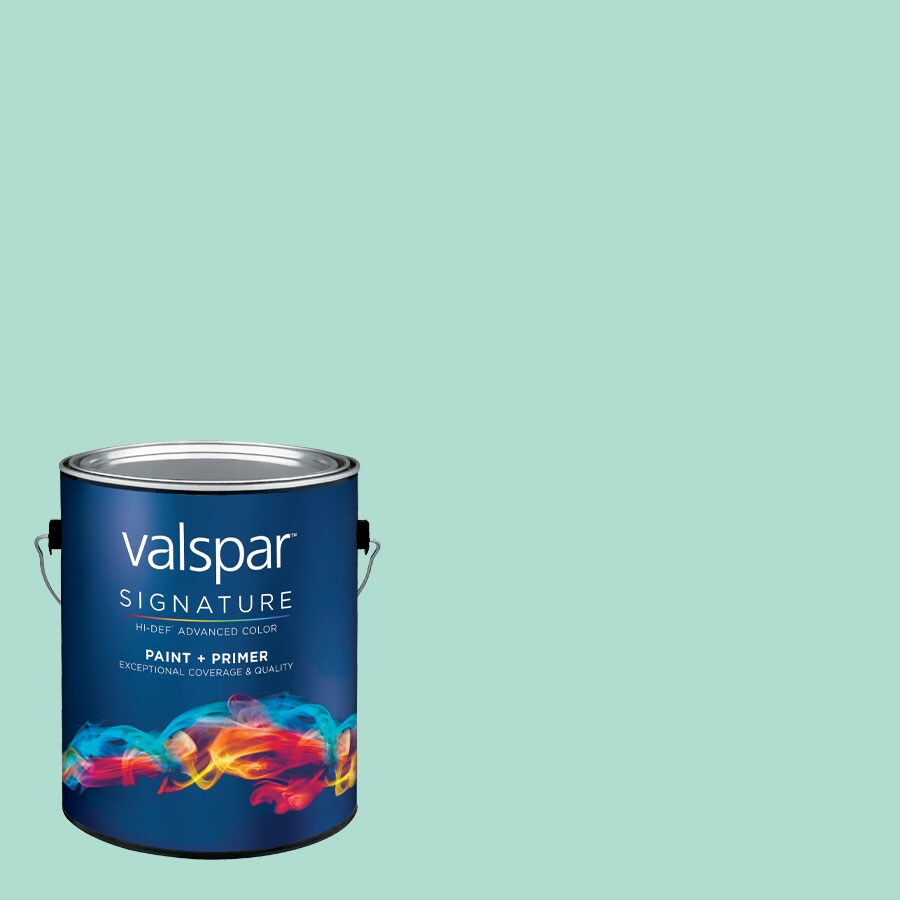 Creative Ideas for Color by Valspar CI21-NIAGARABL221388 Eggshell Niagara Blue Pre-tinted Latex Interior Paint + Primer (1-Gallon)