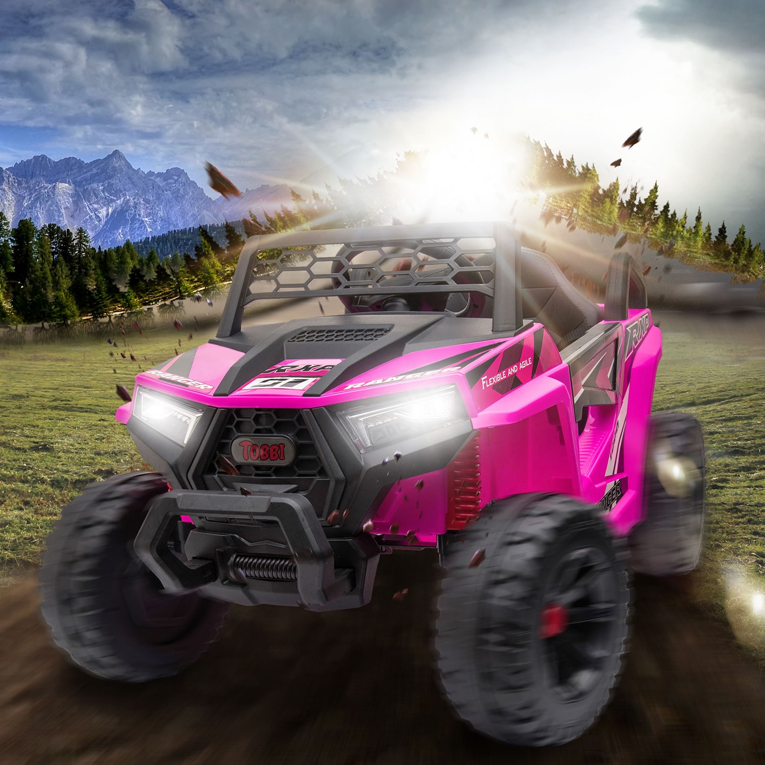 TOBBI TH17P0977 12-volt Riding toys Battery Included Charger Included
