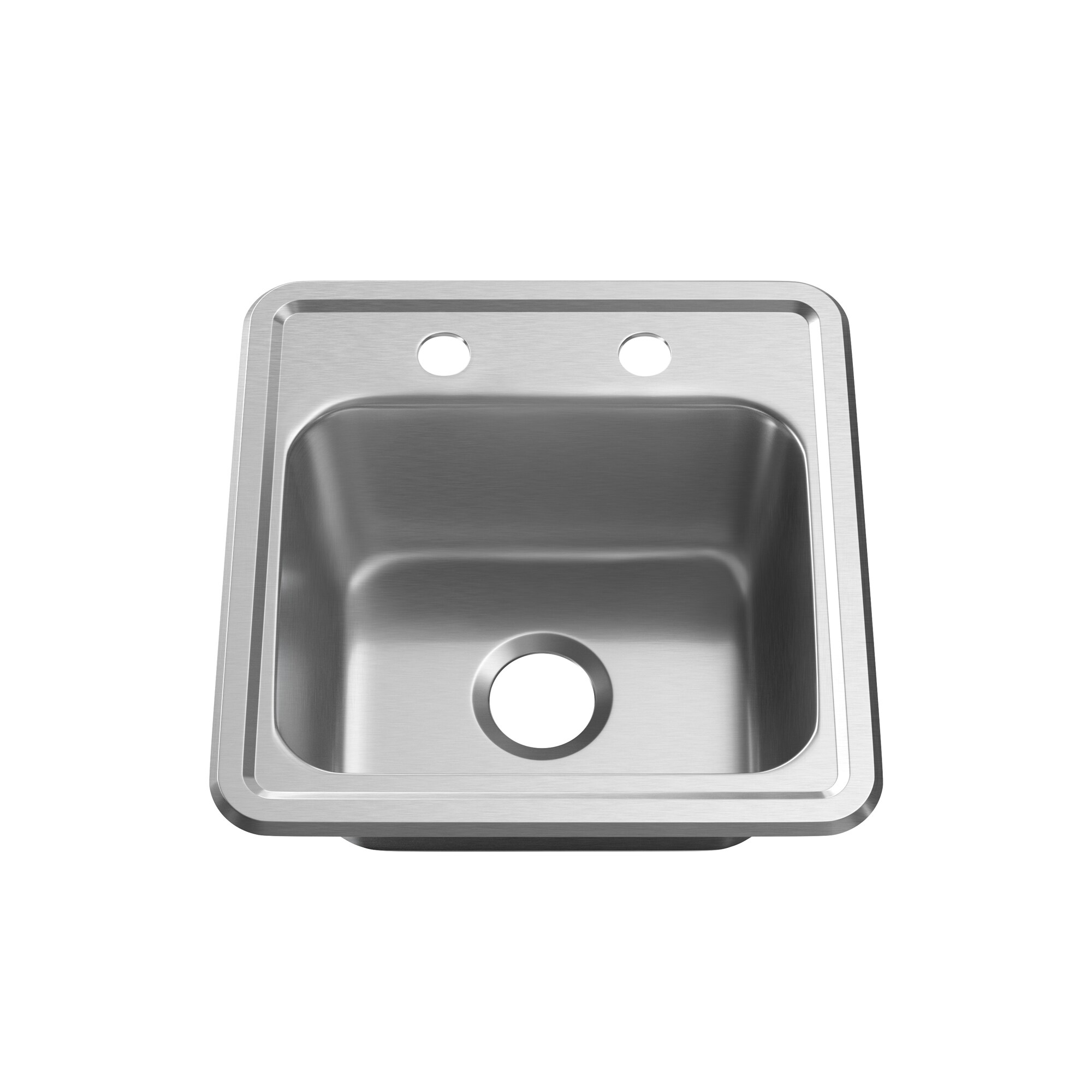 PROFLO PFSR151562A 15-in L x 15-in W Stainless steel Drop-in Residential Bar Sink