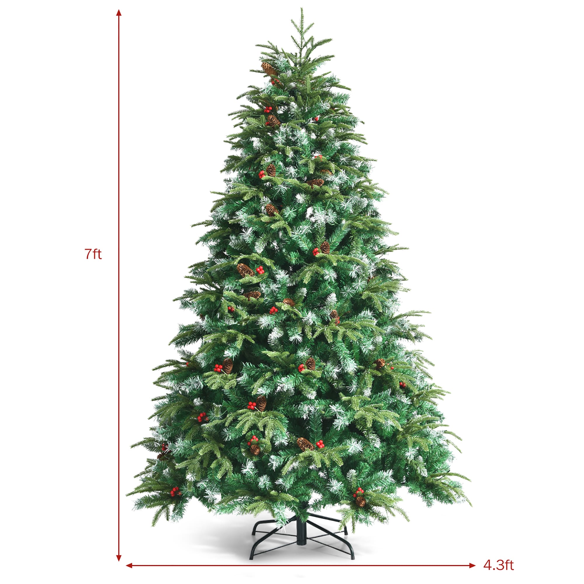Costway CSHY001530 Artificial-Christmas-Trees - View #4