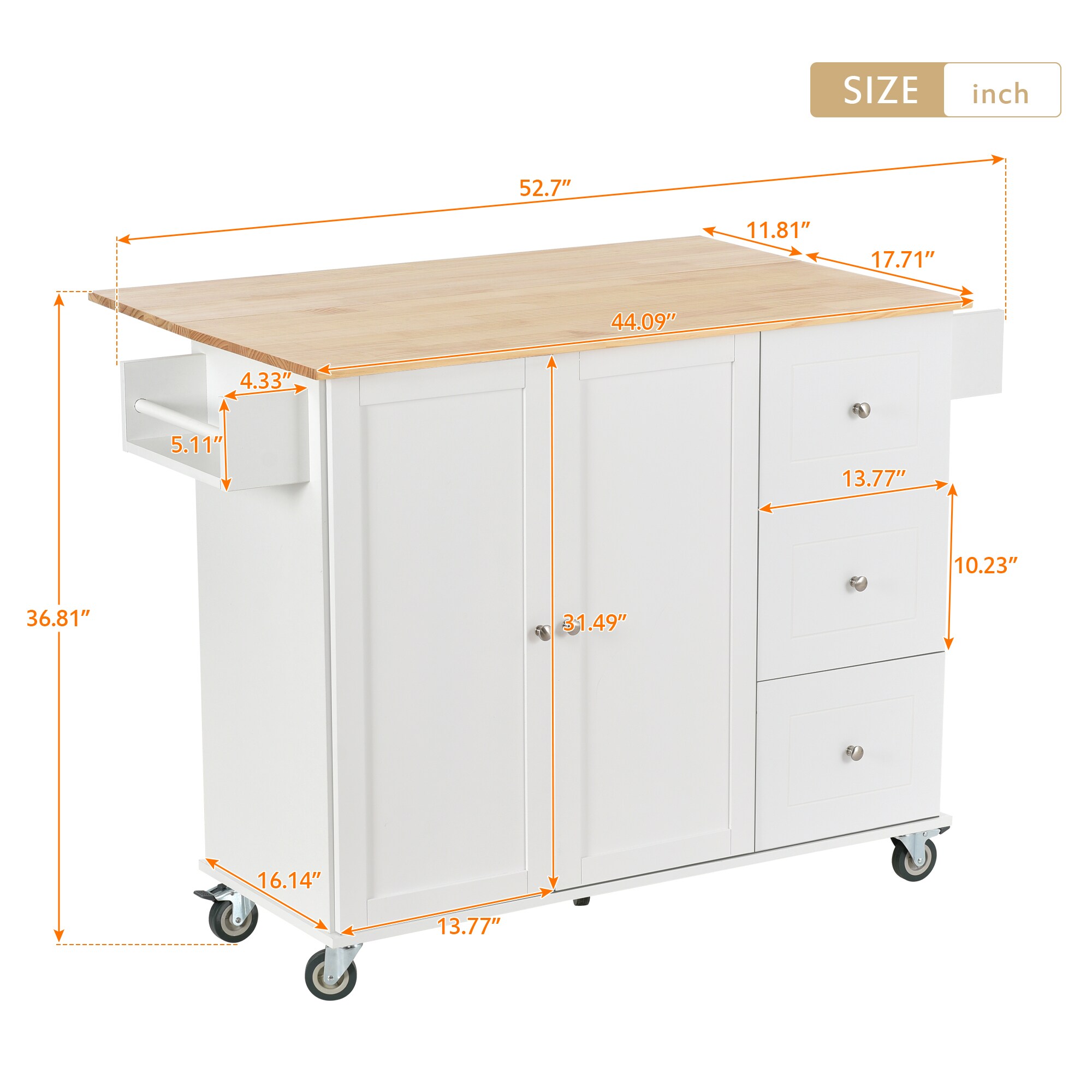 SINOFURN SYB260025WT Kitchen-Furniture - View #3