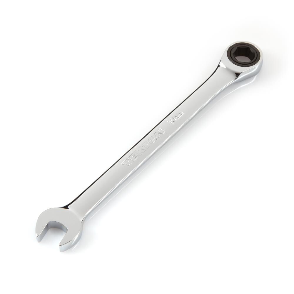 Tekton 6 Point Box Open End Flex Head Ratcheting Combination Wrench 10 mm Metric 