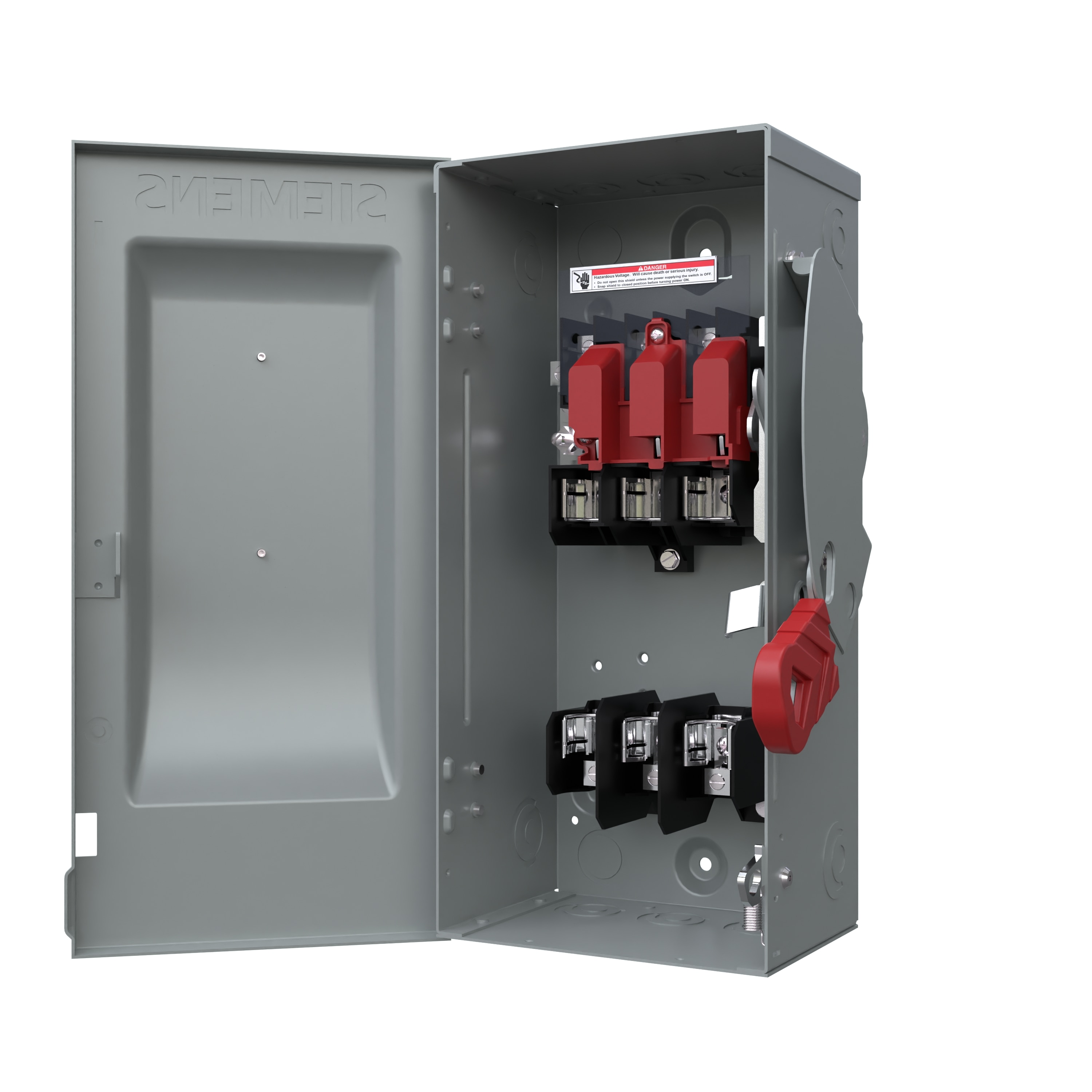 helling harpoen tetraëder Siemens 30 Amp 3-Pole Fusible Heavy-duty Safety Switch Disconnect in the  Electrical Disconnects department at Lowes.com