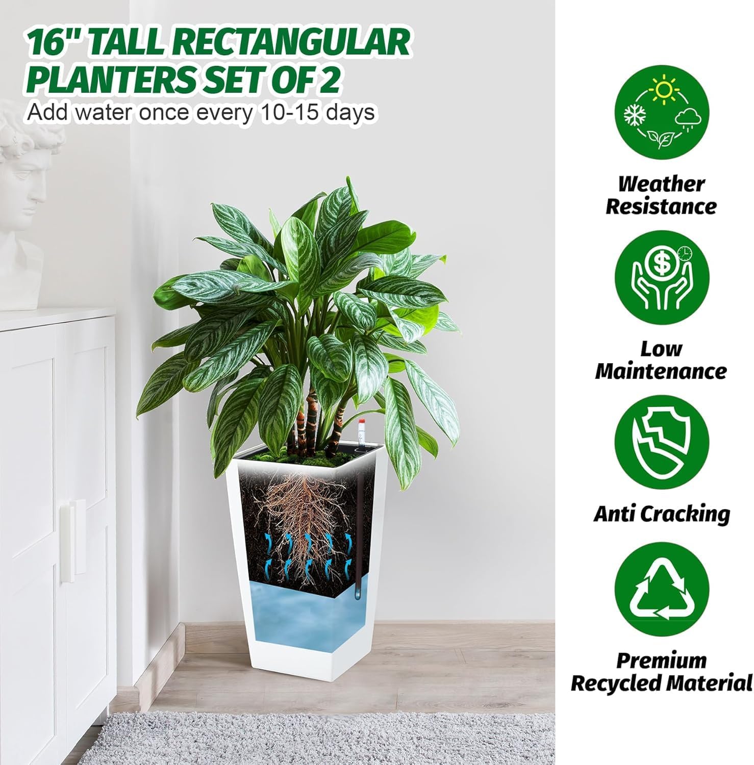 GarveeLife CLJ-P5VCD6LZQES Planter-Window-Box - View #4