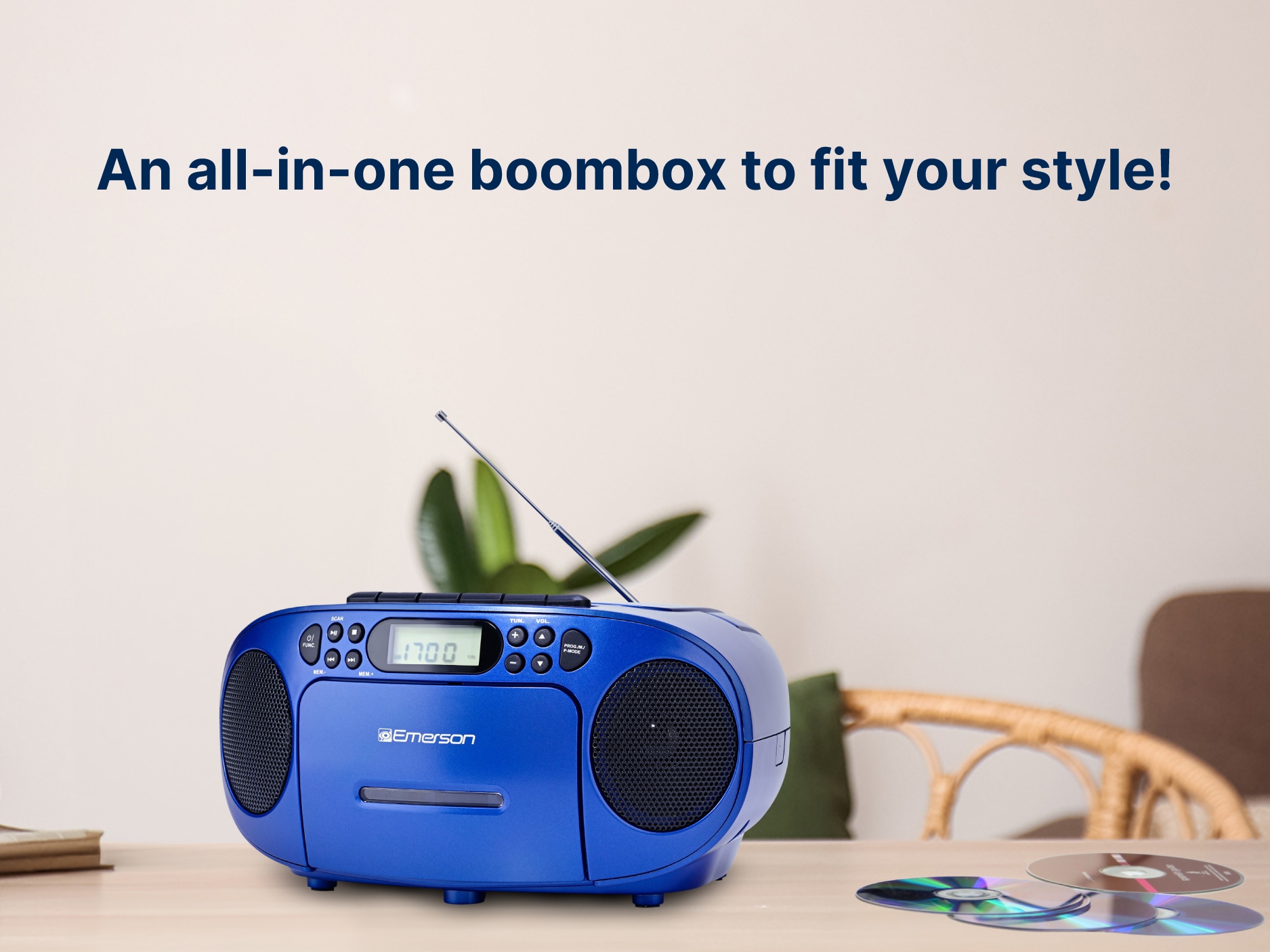 Emerson EPB-3003 BLACK Boomboxes-Radios - View #12