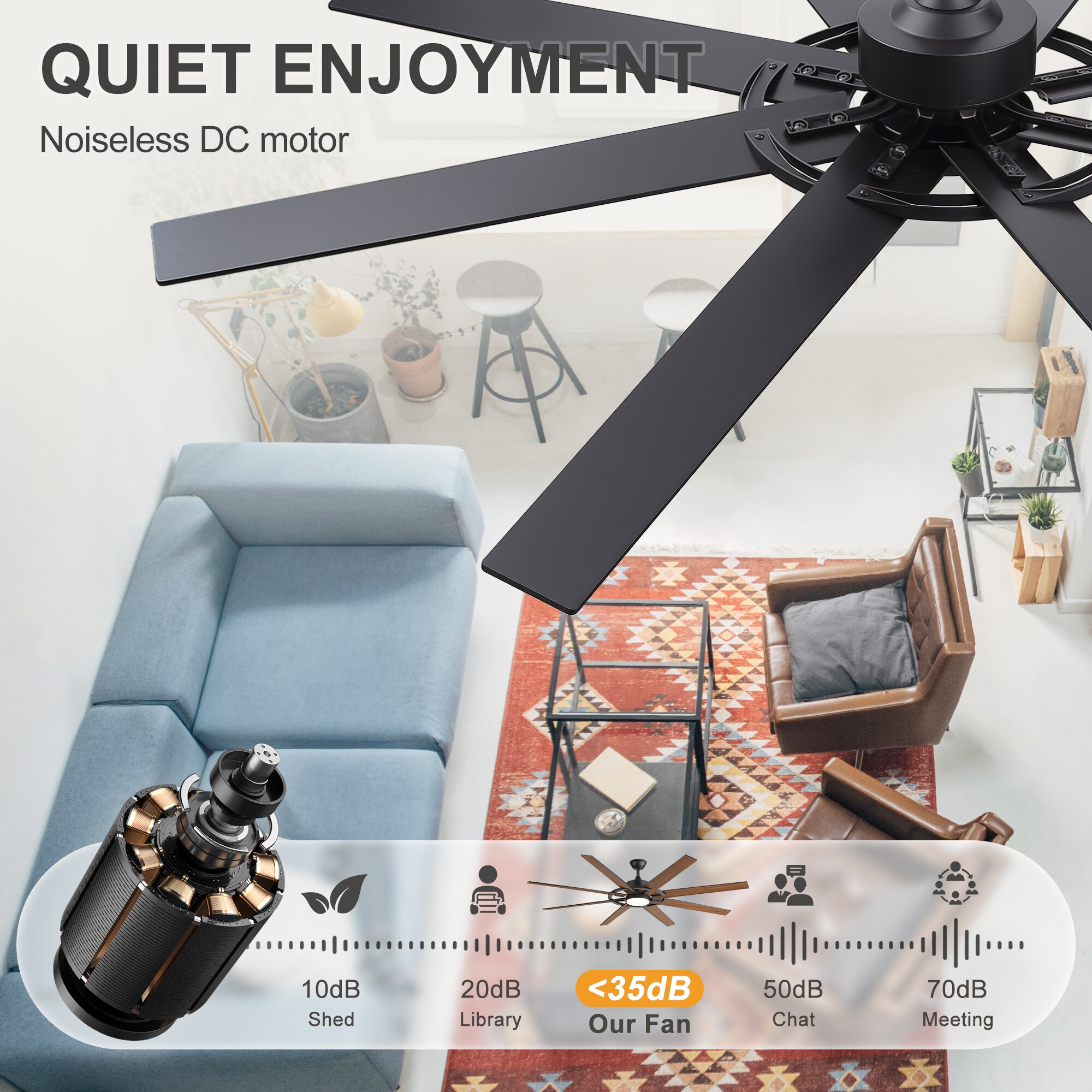 Breezary 23012-BLK Ceiling-Fans - View #12