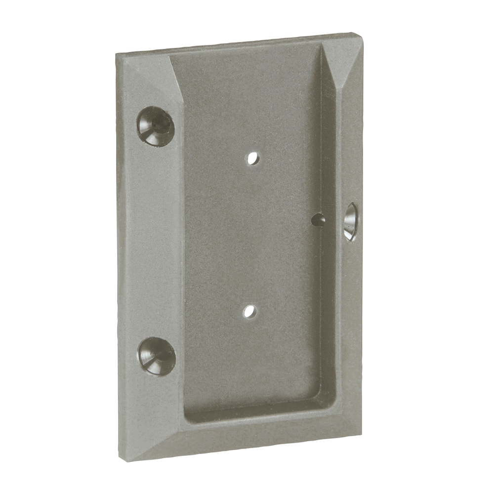 Deckorators 74837 3.98-in x 2.5-in Gray Plastic Post connector 2 -Pack