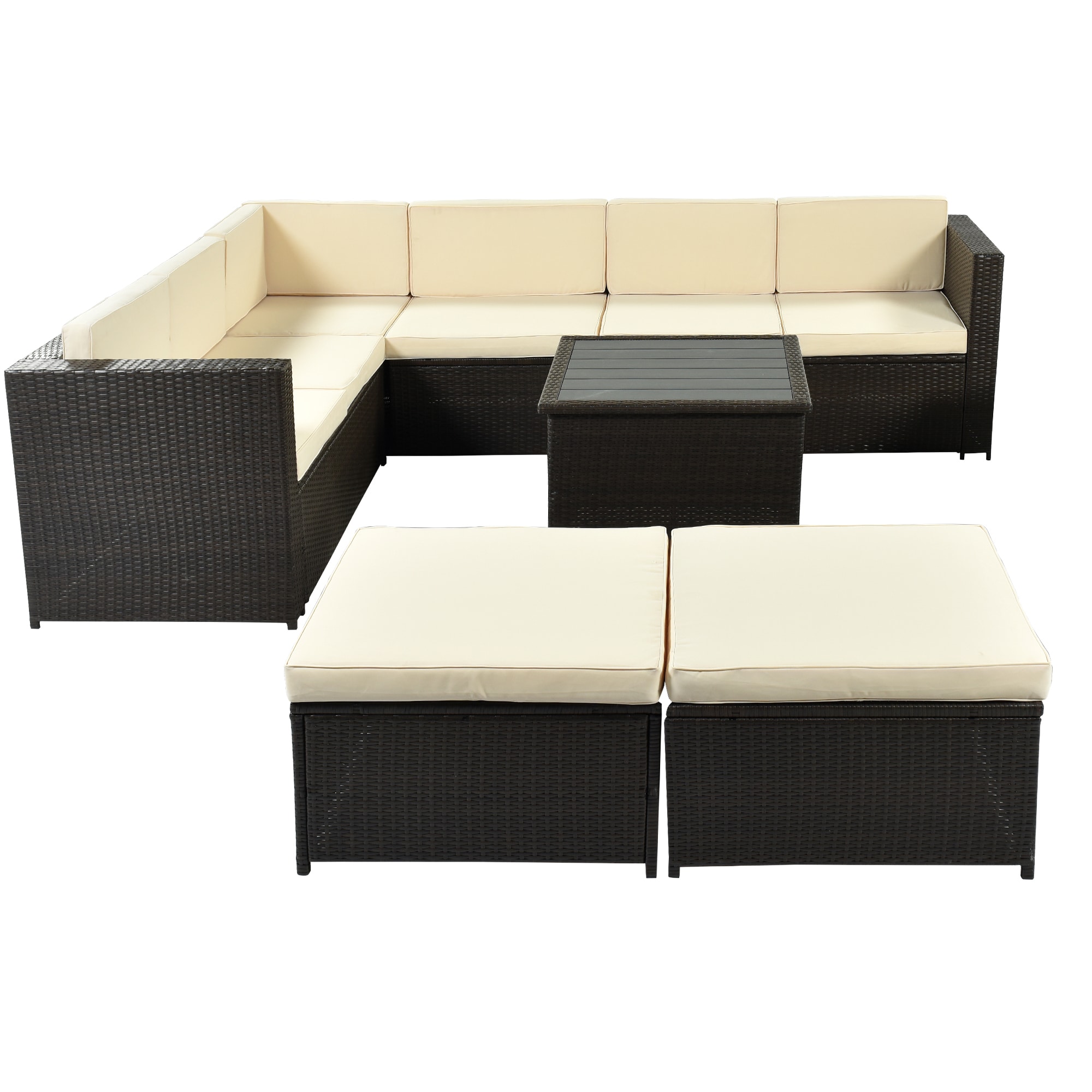 Clihome TM-06SH8-AWH Patio-Conversation-Sets - View #4