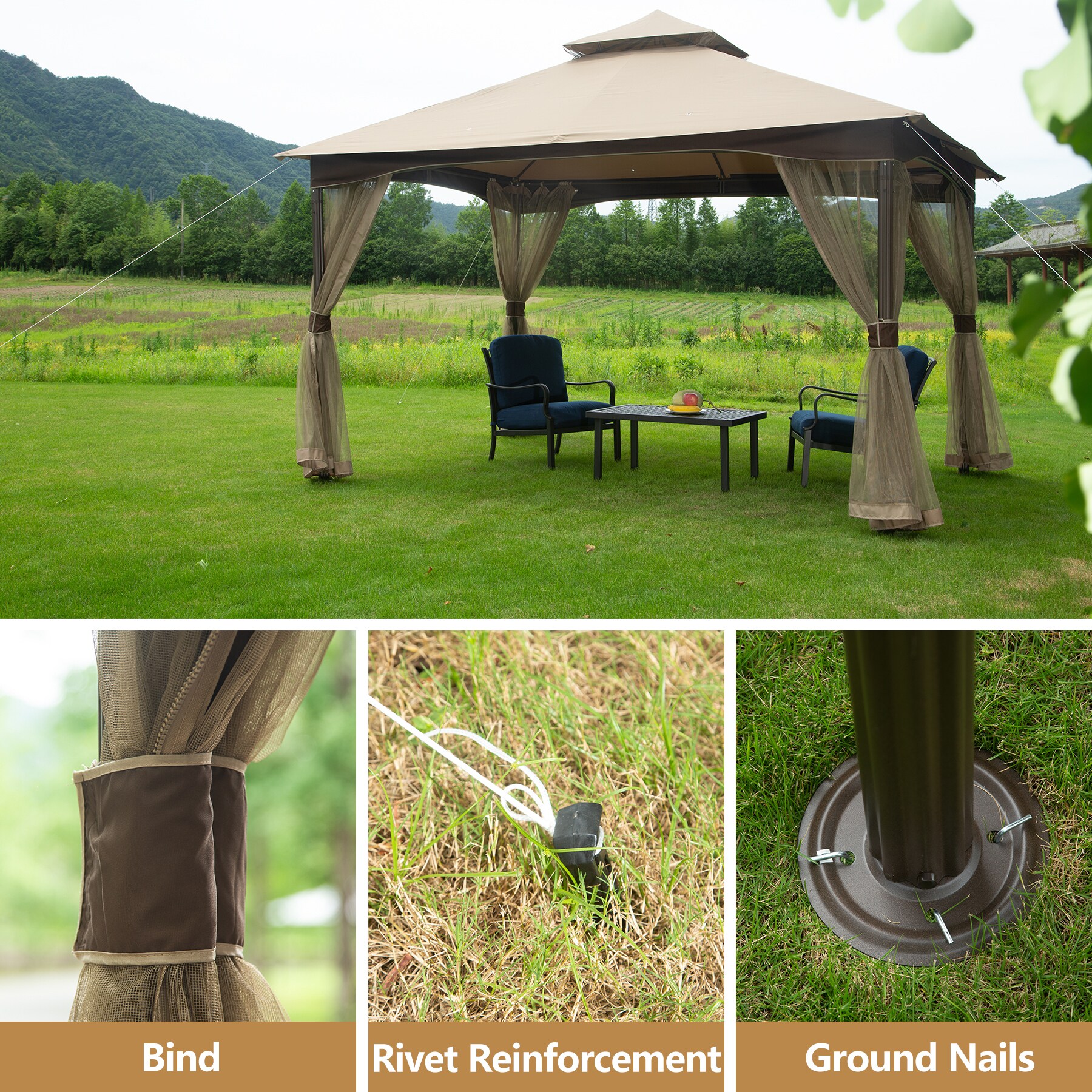 BANSA ROSE BLZJLY041724 Wood-Resin-Gazebos - View #9