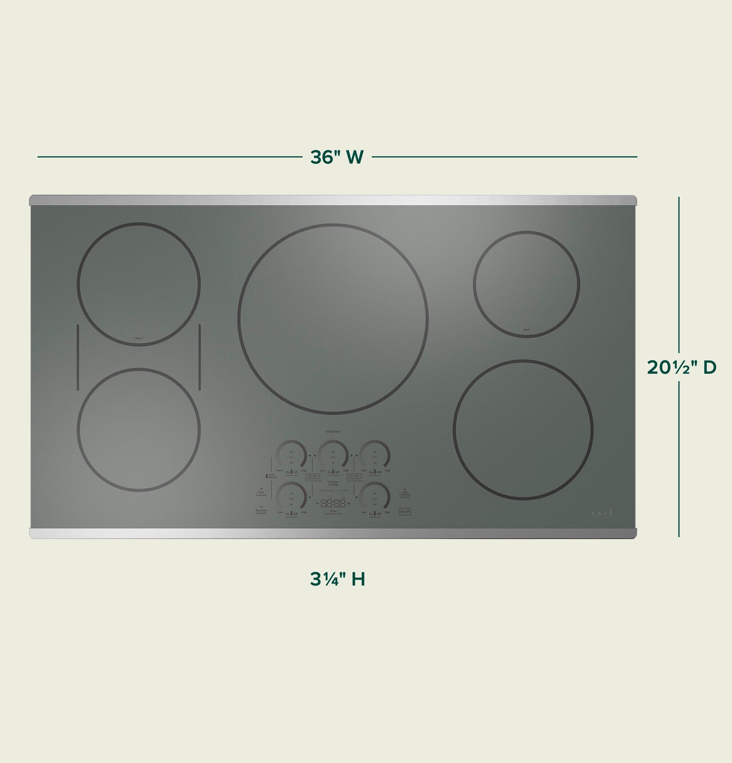 Cafe CHP90362TSS Induction-Cooktops - View #6