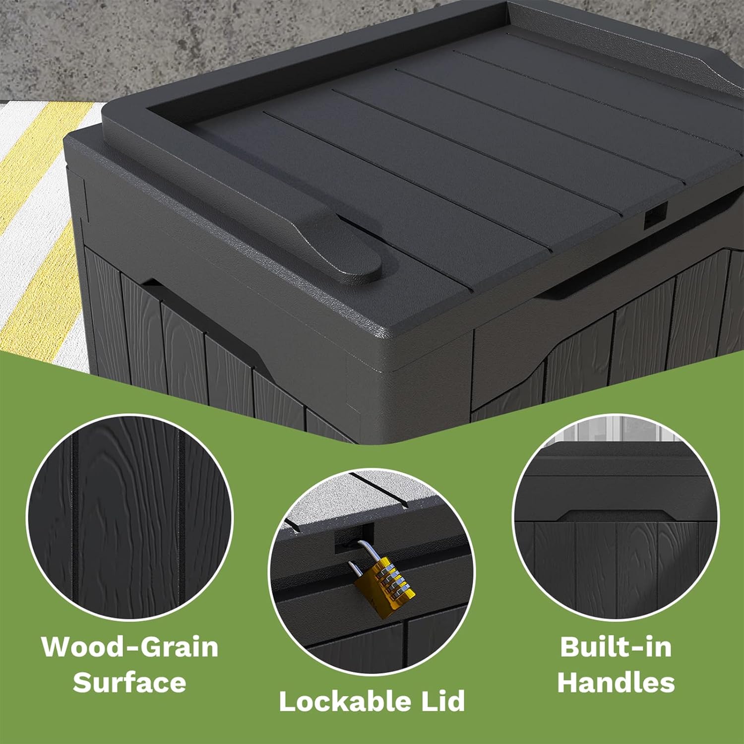 Patiowell WES-PSB22-0063-0 Deck-Boxes - View #3