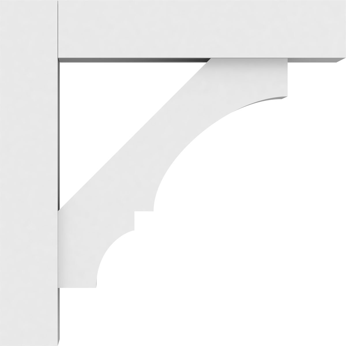 Ekena Millwork BKTP03X12X12BOA05 Exterior-Brackets-Braces - View #3