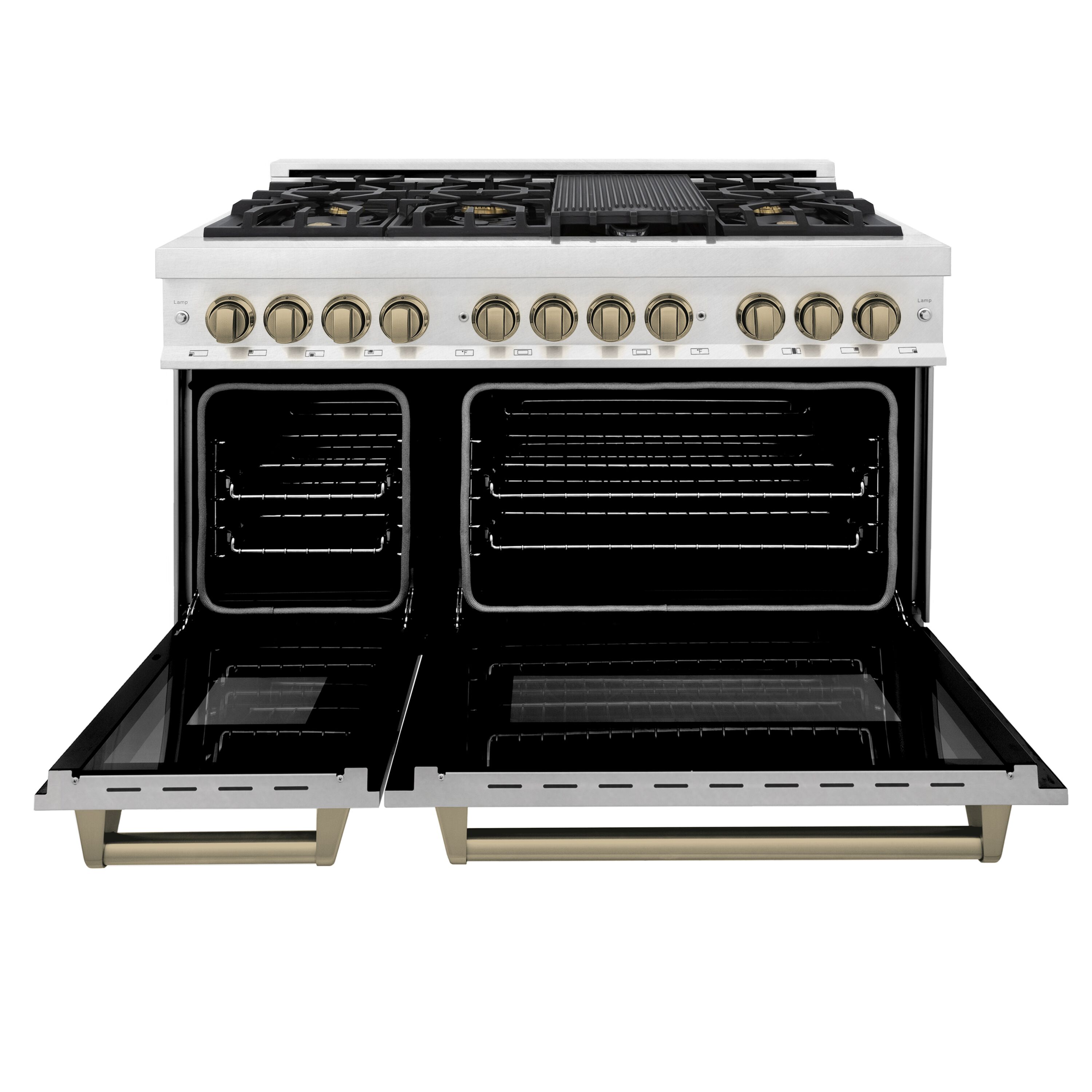 ZLINE KITCHEN & BATH RASZ-SN-48-CB Double-Dual-Fuel-Ranges - View #4
