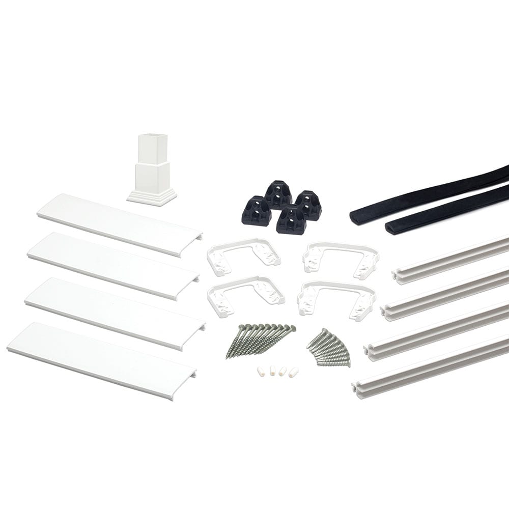 Trex WTGLIK06 68.875-in x 3.875-in Transcend Railing White Composite Deck Railing Completer Kit