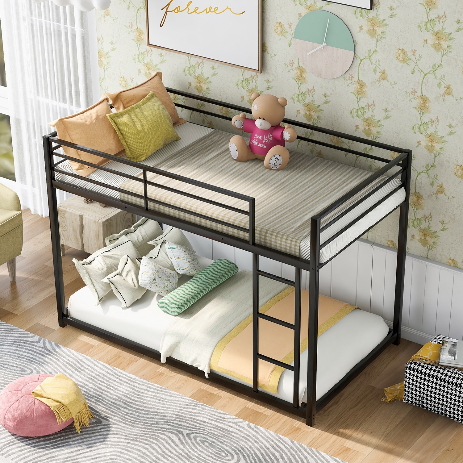 GZMR BX-1225-21-BK Bunk-Beds - View #3