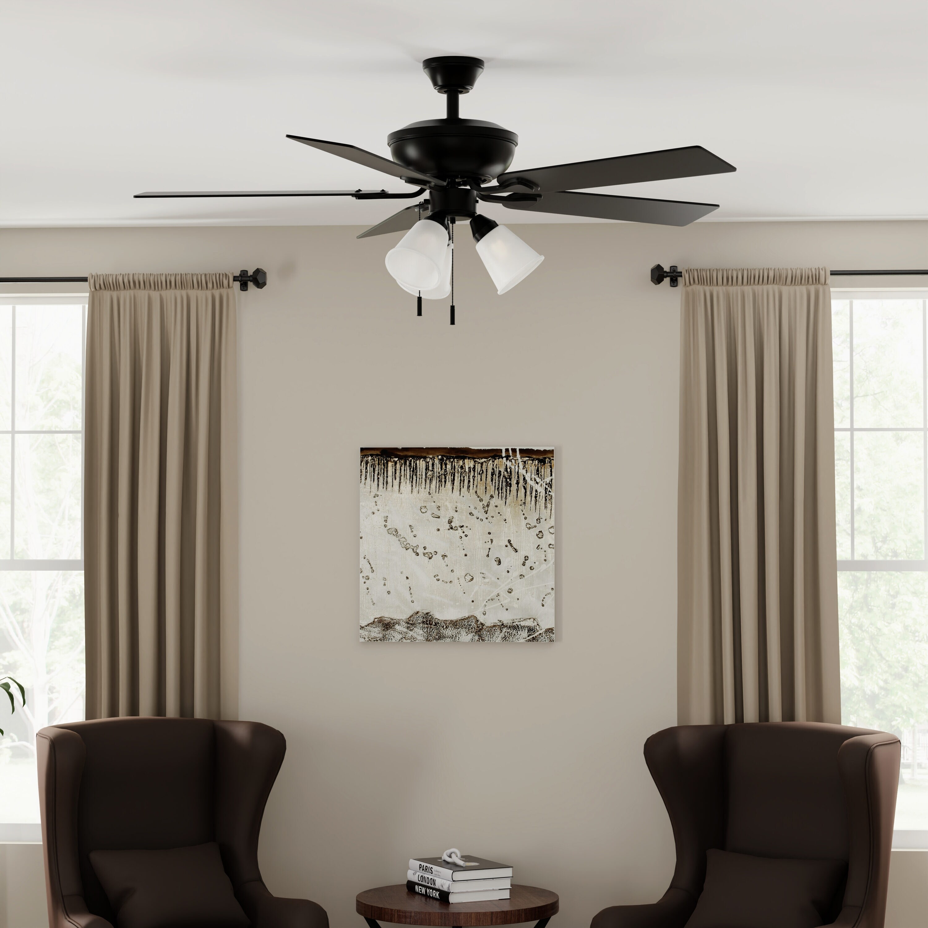 Harbor Breeze RLG52MBK5L Ceiling-Fans - View #4