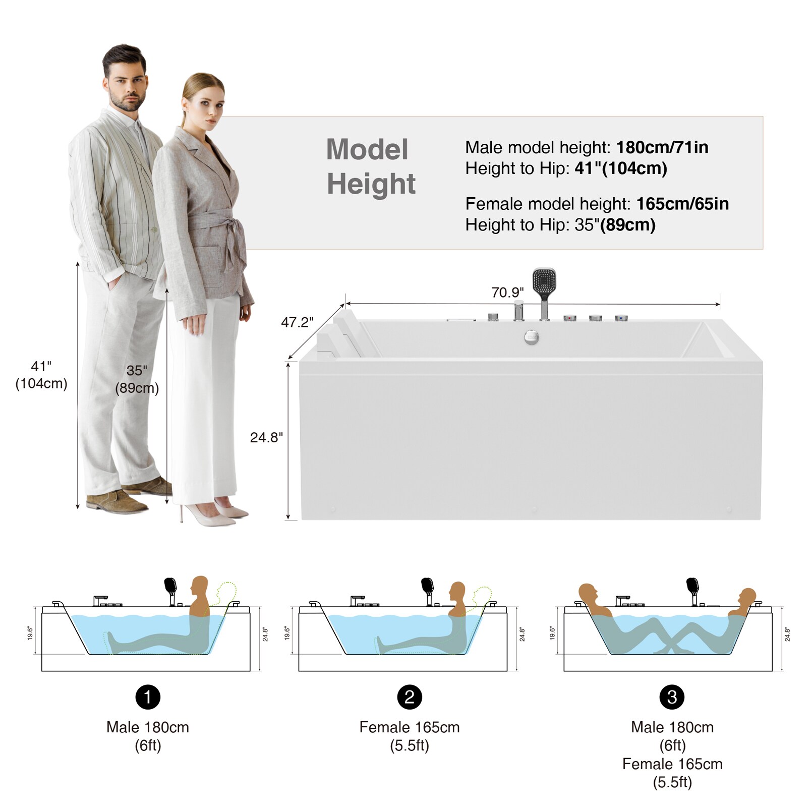 Empava EL-71PRO04 bathtubs - View #2