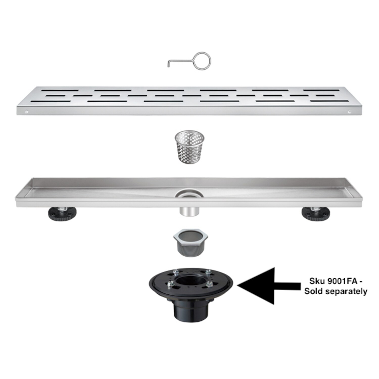 ELEGANTE DRAIN COLLECTION KD01A101-48 Drains-Flanges - View #5