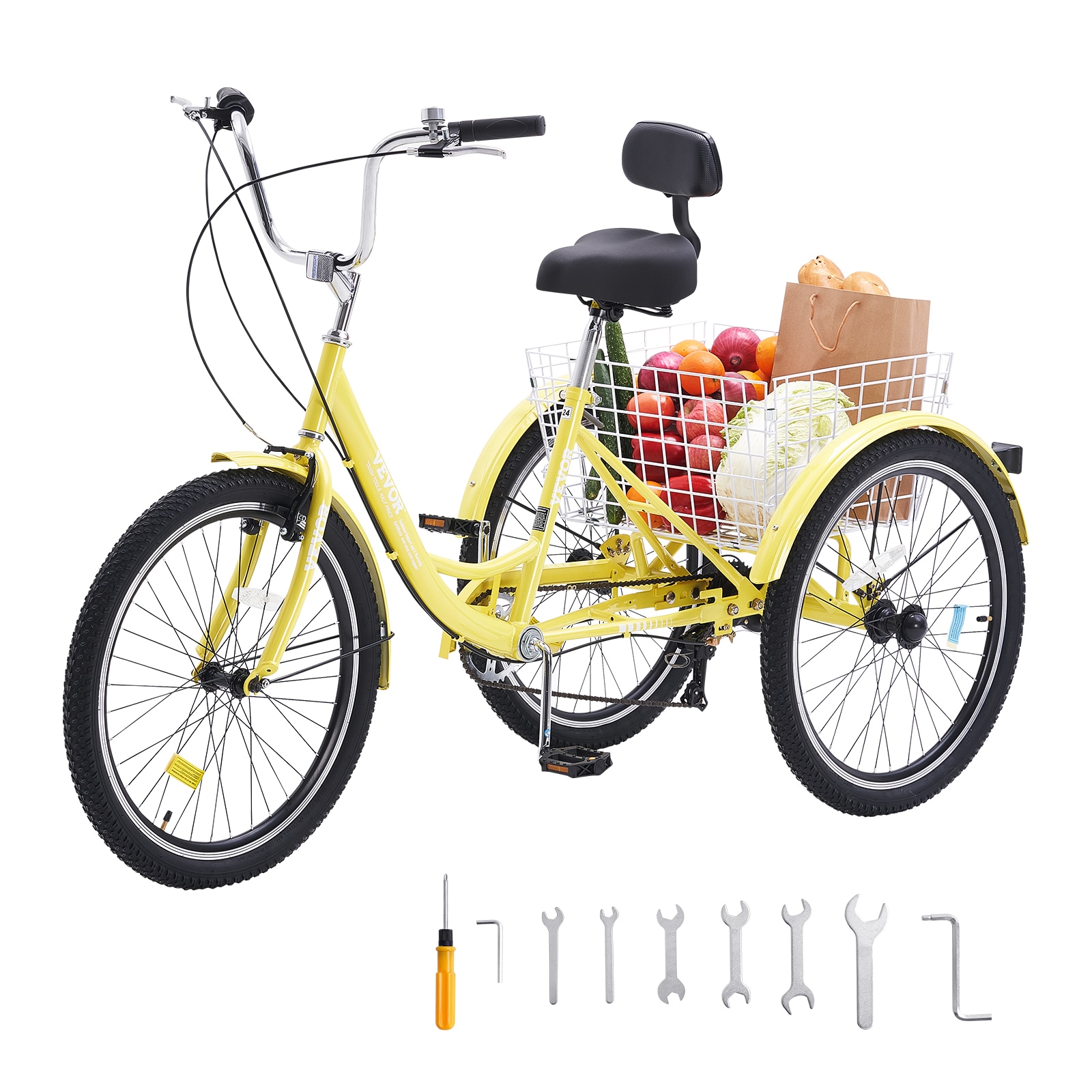 VEVOR 24-in Adult unisex Tricycle