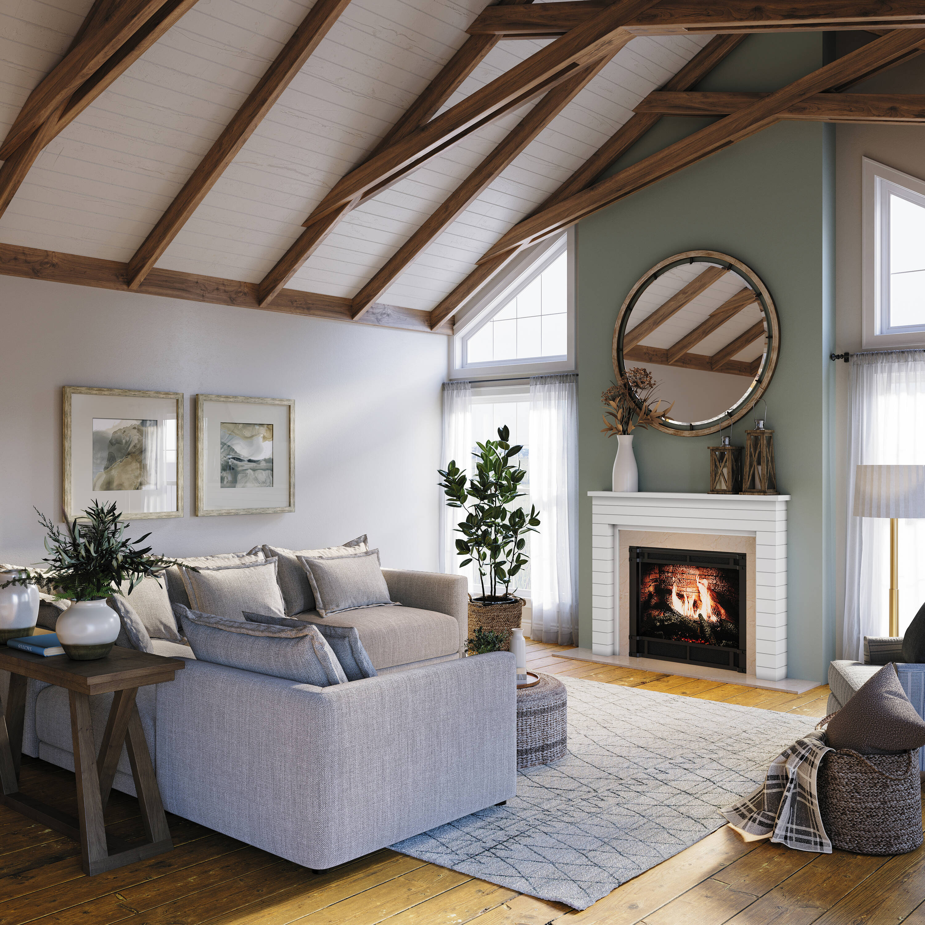 Country Living LENORA-4841-SBL Mantel-Surrounds-Pilasters - View #4